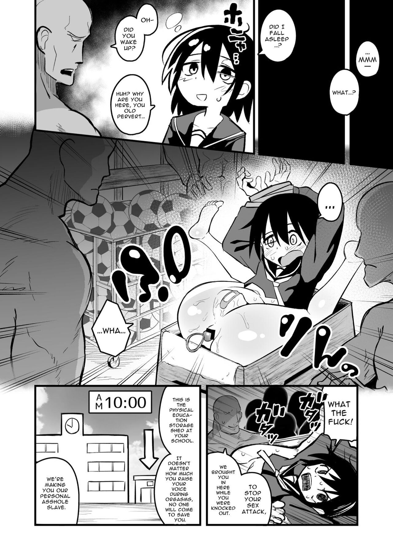 Enkou Mesugaki JC wa Anal ga Yowai!! | Insolent Lolislut Whore Has Weak Anus!! page 10 full