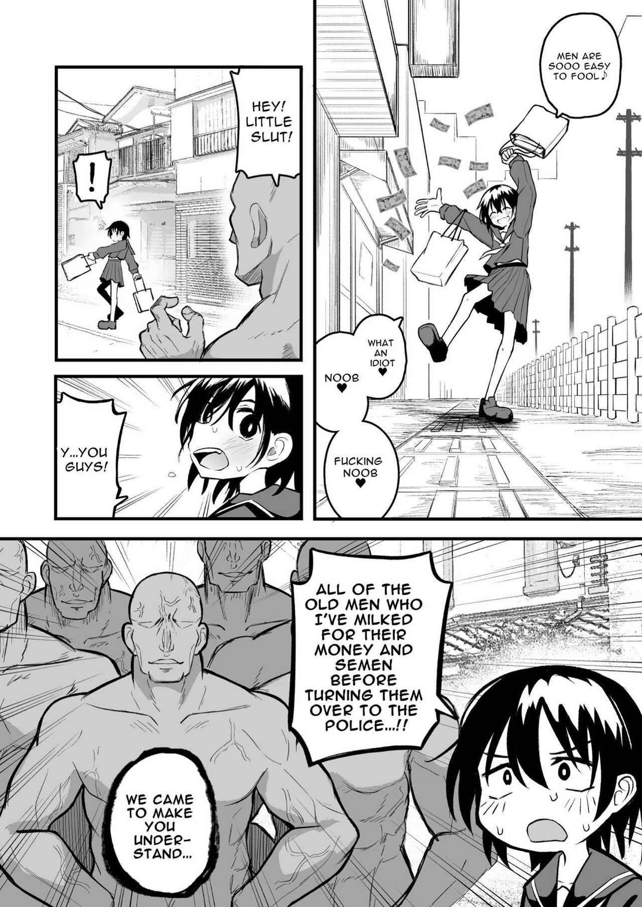 Enkou Mesugaki JC wa Anal ga Yowai!! | Insolent Lolislut Whore Has Weak Anus!! page 6 full