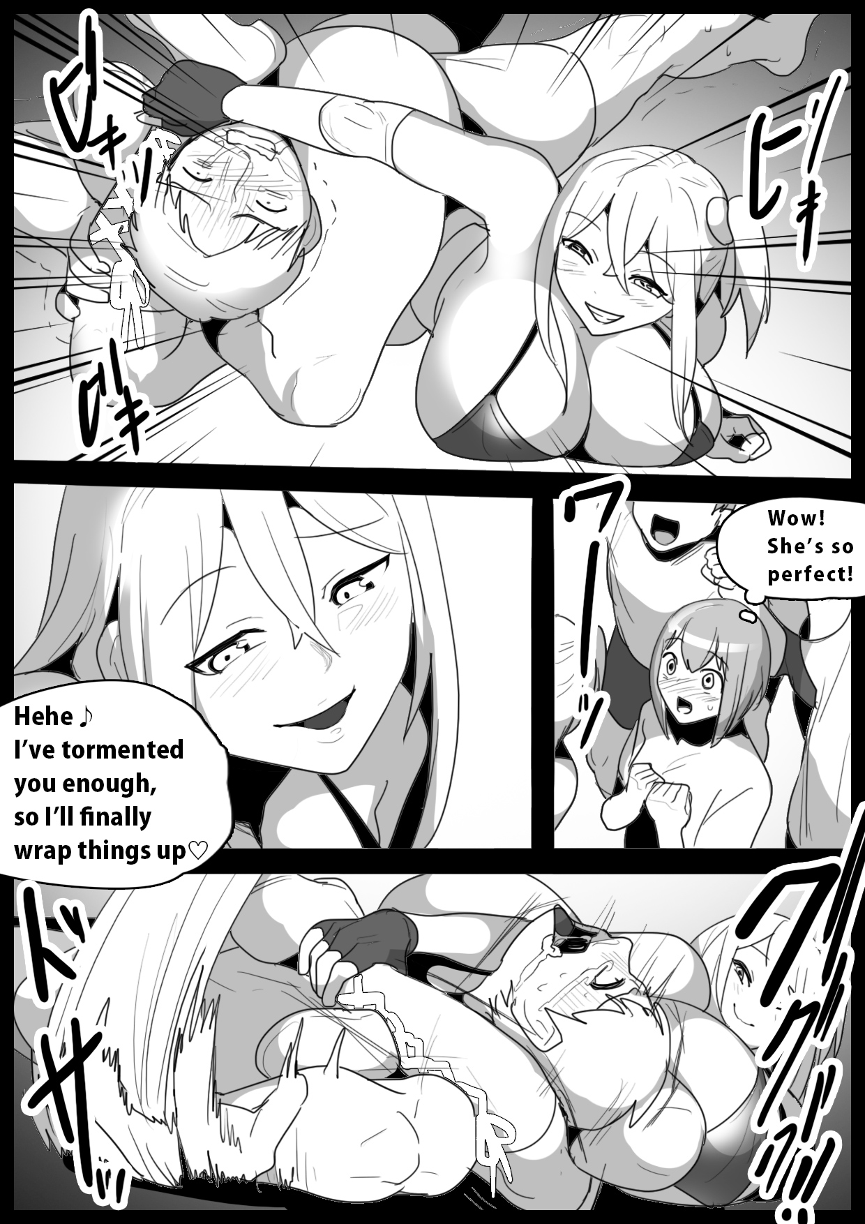 Akogare no Senpai no Mae de, Kouhai Wrestler ni Kaeriuchi ni Sare, Kutsujokuteki ni Make o Mitomesaserareta Hanashi. | Crushed by her Kouhai: Defeated and Disgraced before her Beloved Senpai page 3 full