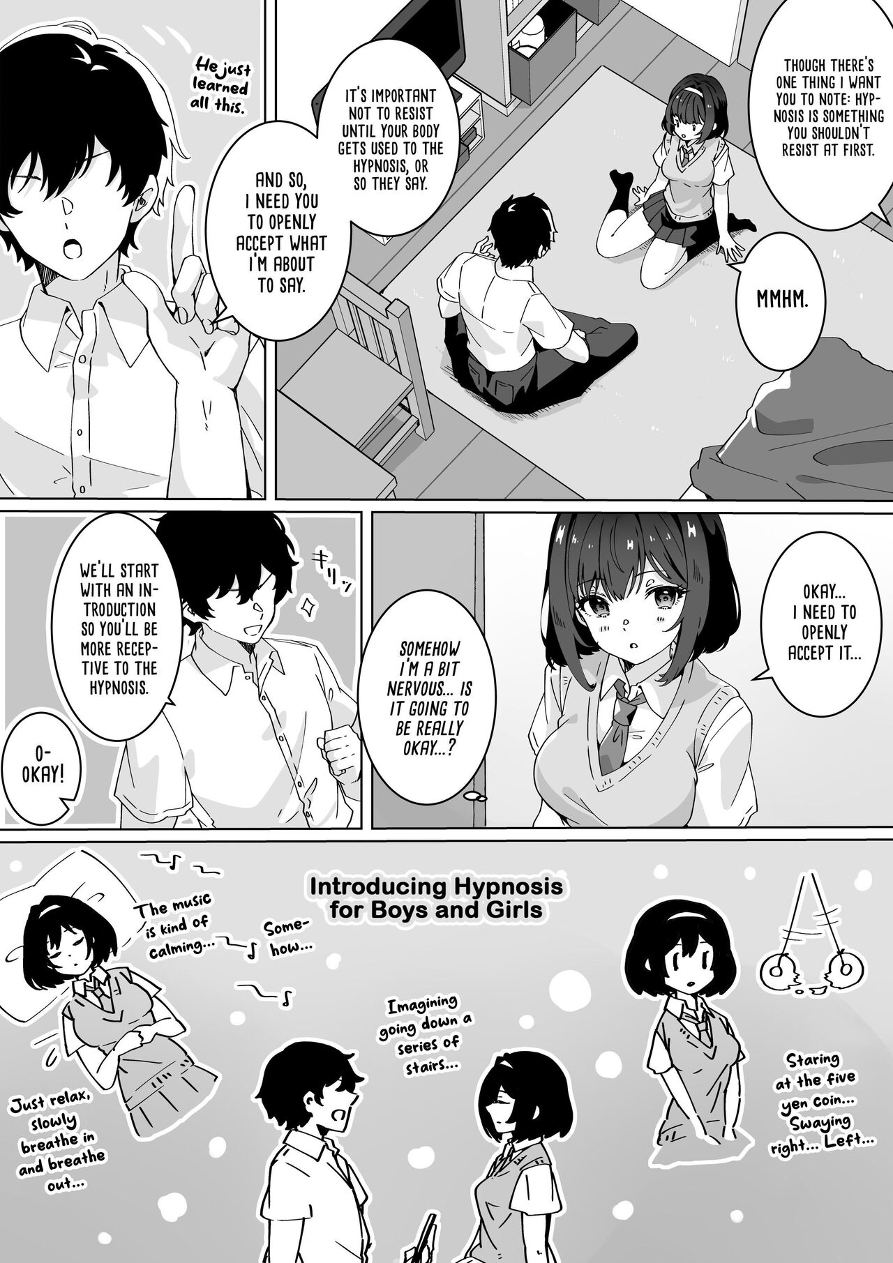 Saiminjutsu nara Kyonyuu JK ni Nandemo Dekiru tte Hontou desu ka? | Is It True That Hypnosis Lets You Do Whatever You Want With Busty JKs? page 6 full