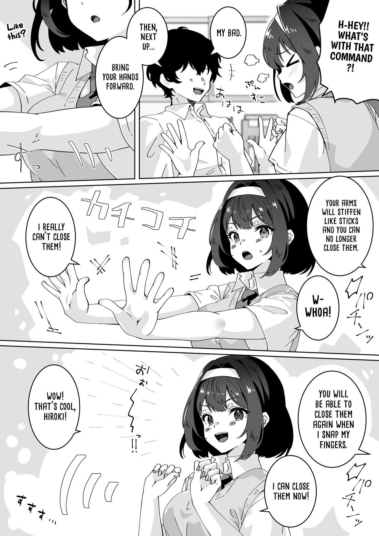 Saiminjutsu nara Kyonyuu JK ni Nandemo Dekiru tte Hontou desu ka? | Is It True That Hypnosis Lets You Do Whatever You Want With Busty JKs? page 8 full