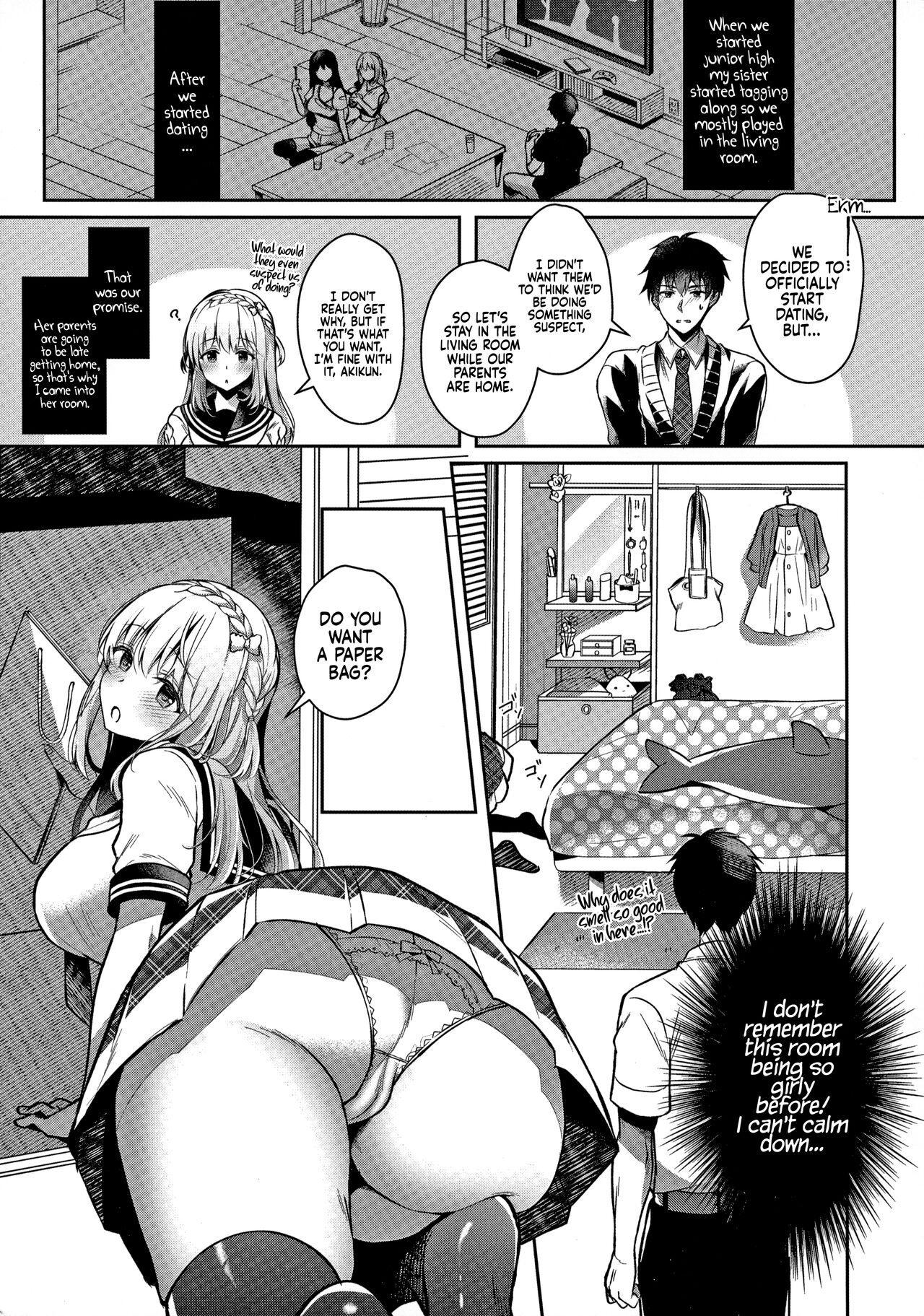 Osananajimi de Koibito no Kanojo to Ecchi na Shitagi | My Childhood Friend Girlfriend and her sexy underwear page 8 full