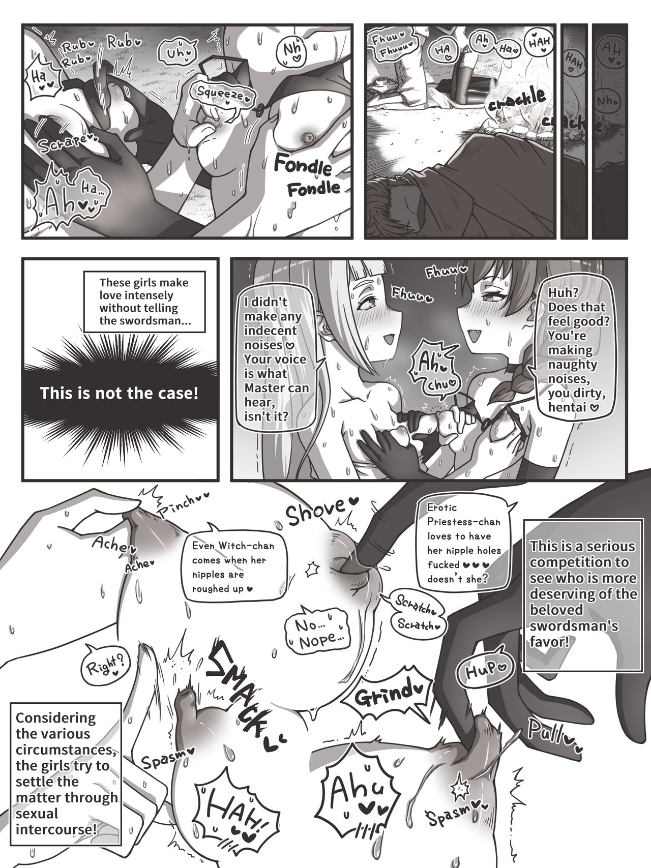 Fight Between Priestess & Witch page 4 full