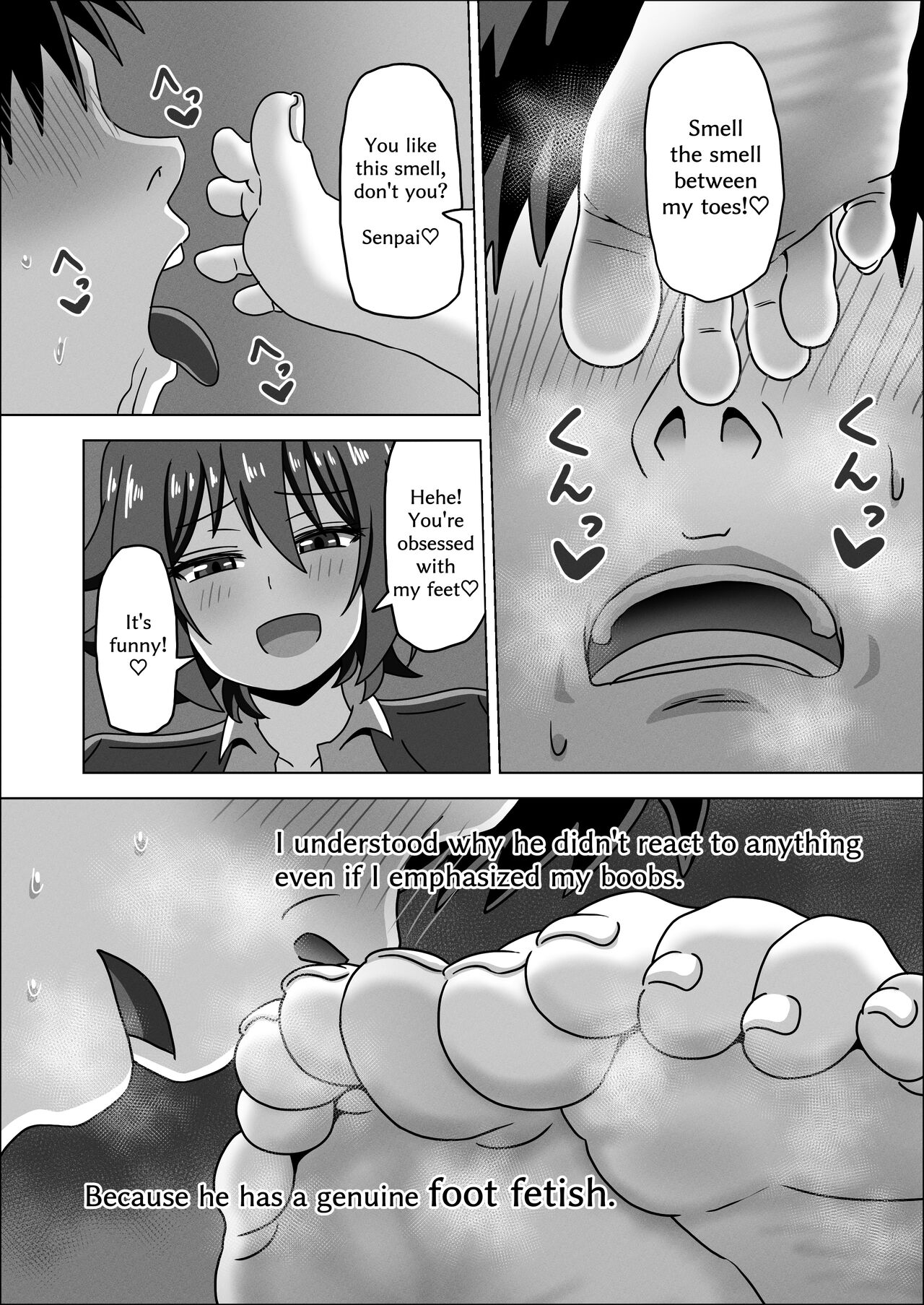 Kouhai no Ashi de Gachi Boki Shite Hazukashikunainsu ka? Wara | Aren't You Ashamed of Getting a Boner from Your Junior's Feet? LOL page 8 full
