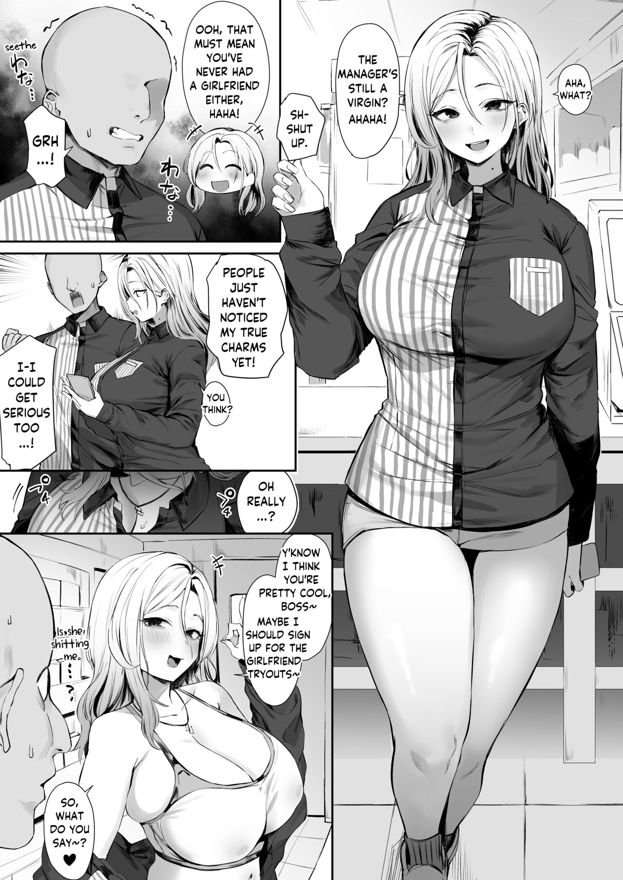 Nikushoku-kei Yurufuwa Gyaru | Chill Maneater Gyaru page 1 full