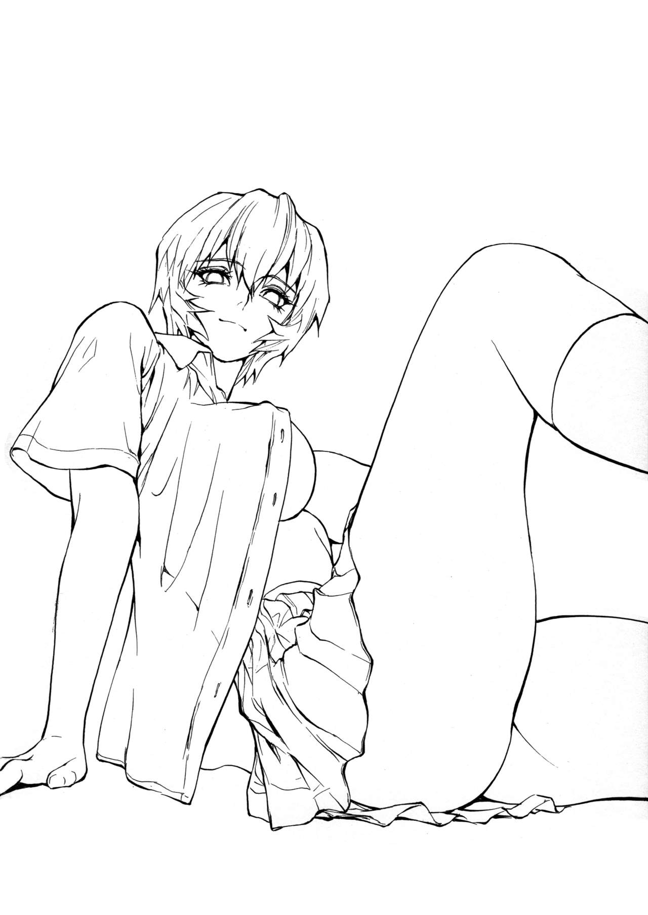 High Resolution Uncensored Mix doujin lineart images 5 page 6 full