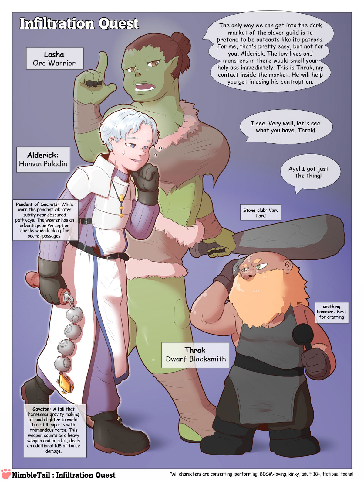 Infiltration Quest page 1 full