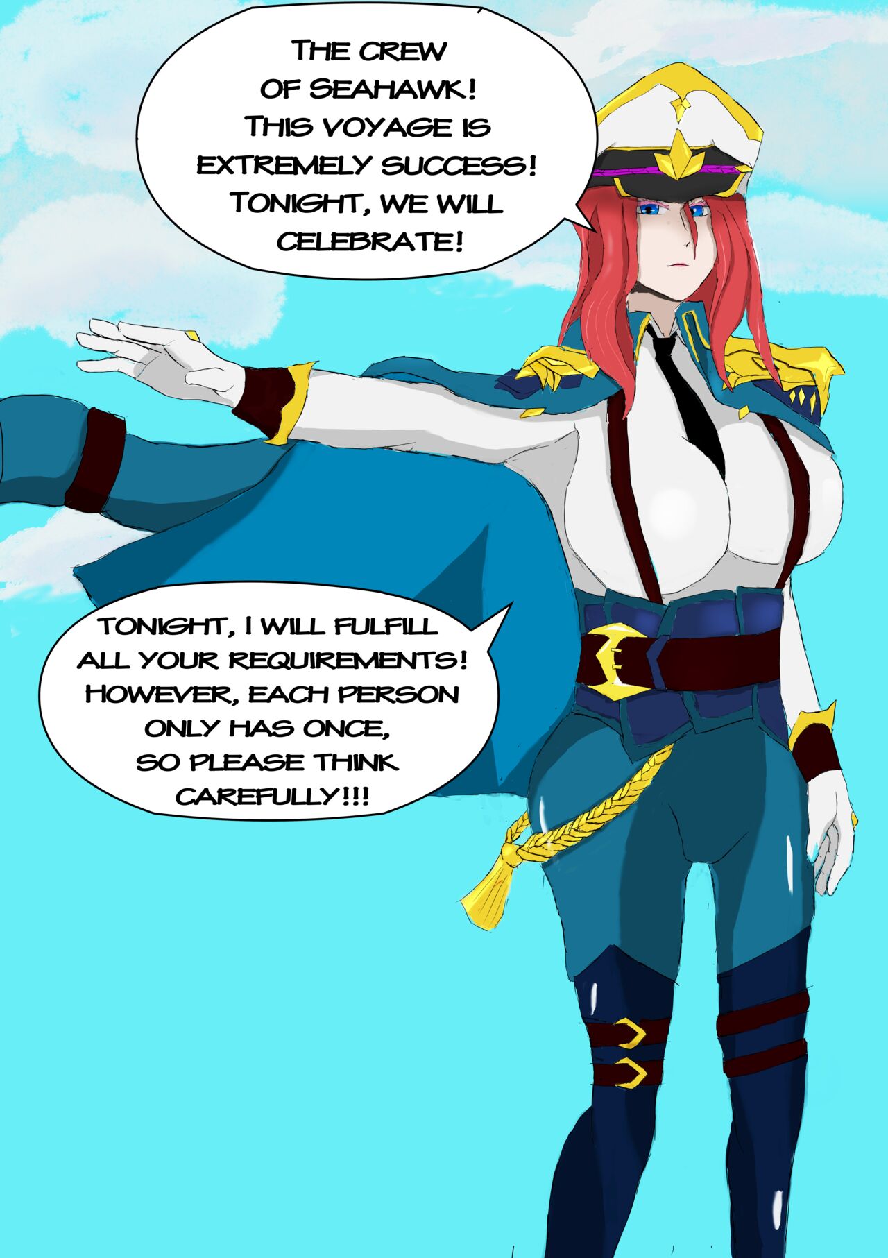 Orgy nigth with Lewd Admirad page 1 full