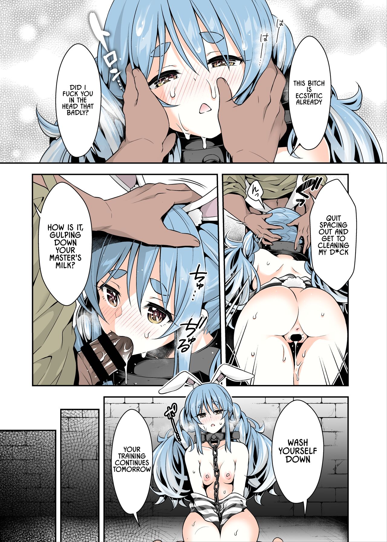 Yasei no Usagi ga Nakama ni Naritasou ni Kochira wo Miteiru "Darkness" | Wild Rabbit Is Looking At You As If It Wants To Be Friends "Darkness" page 9 full