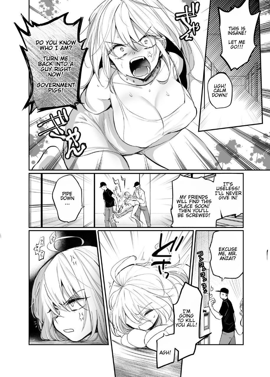 Namaiki TS Yankee ga Zetsurin Taiiku Kyoushi no Onaho ni natte Akume Shiofuki Mesu Ochi Ninshin! | TS Delinquent becomes a gym teacher's onahole and Cums, Squirts, Falls as a Female, Gets Pregnant page 6 full