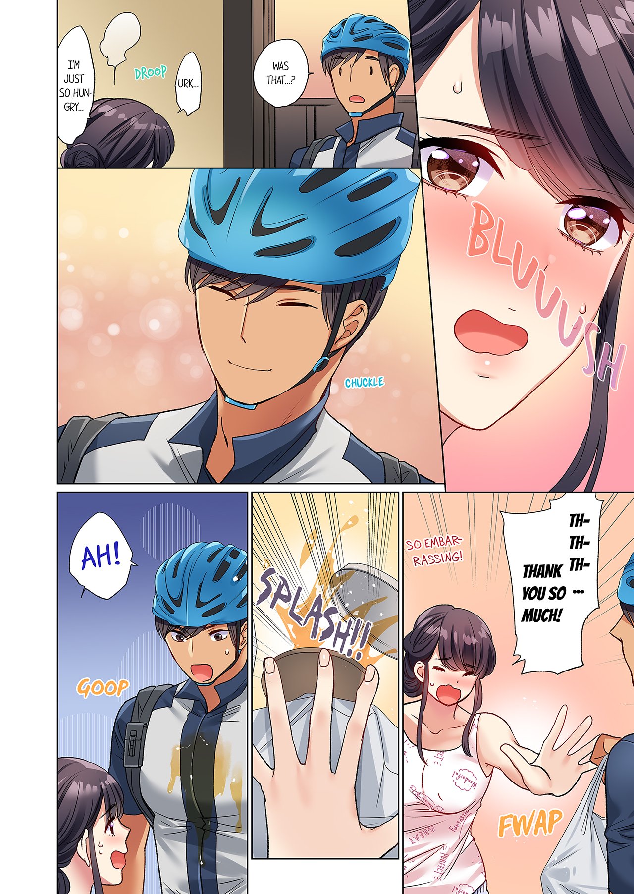 Zaitaku OL, Yotsunbai Iki! Heya Made Gamandekinai Deribarii SEX 1 | Work-at-Home Clerk, Cums on All Fours! Impatient Delivery Sex 1 page 5 full