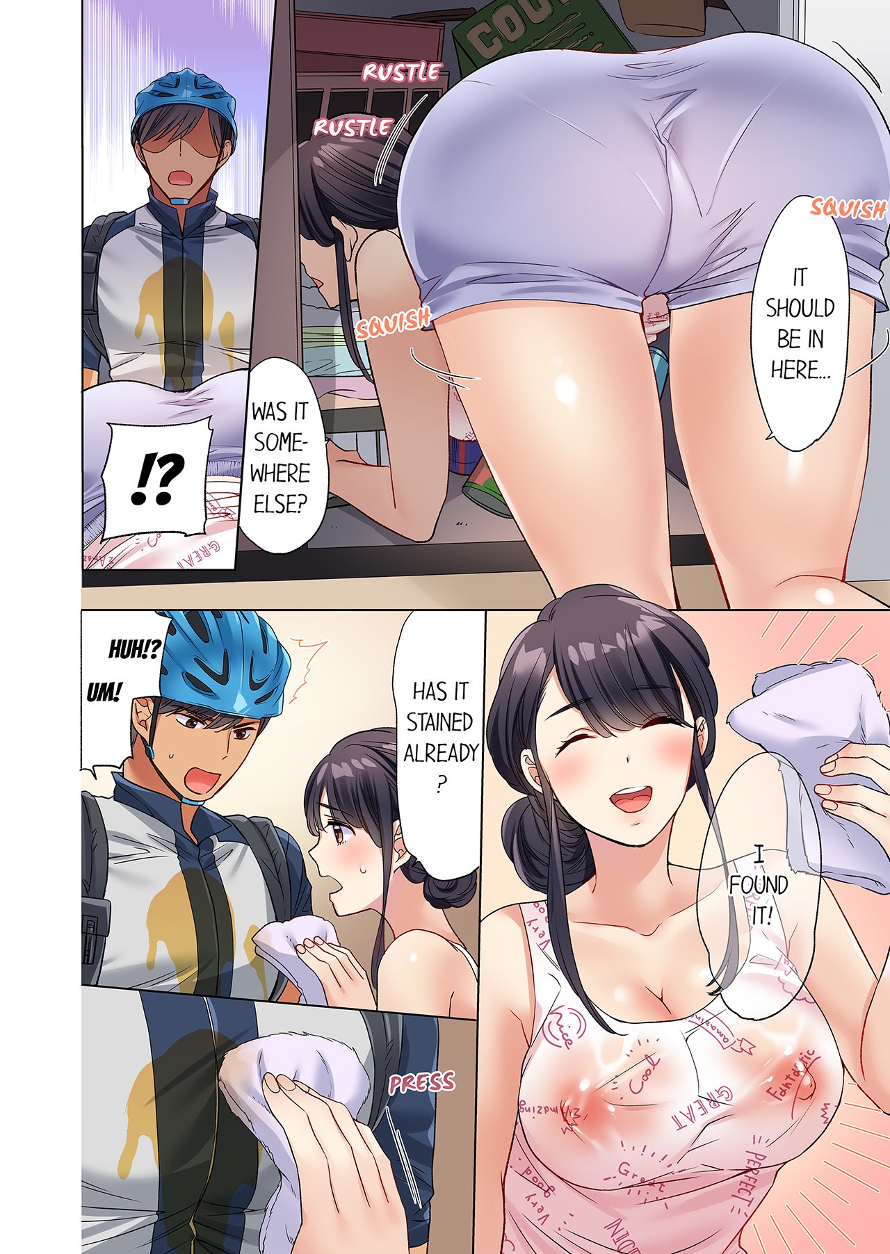 Zaitaku OL, Yotsunbai Iki! Heya Made Gamandekinai Deribarii SEX 1 | Work-at-Home Clerk, Cums on All Fours! Impatient Delivery Sex 1 page 7 full