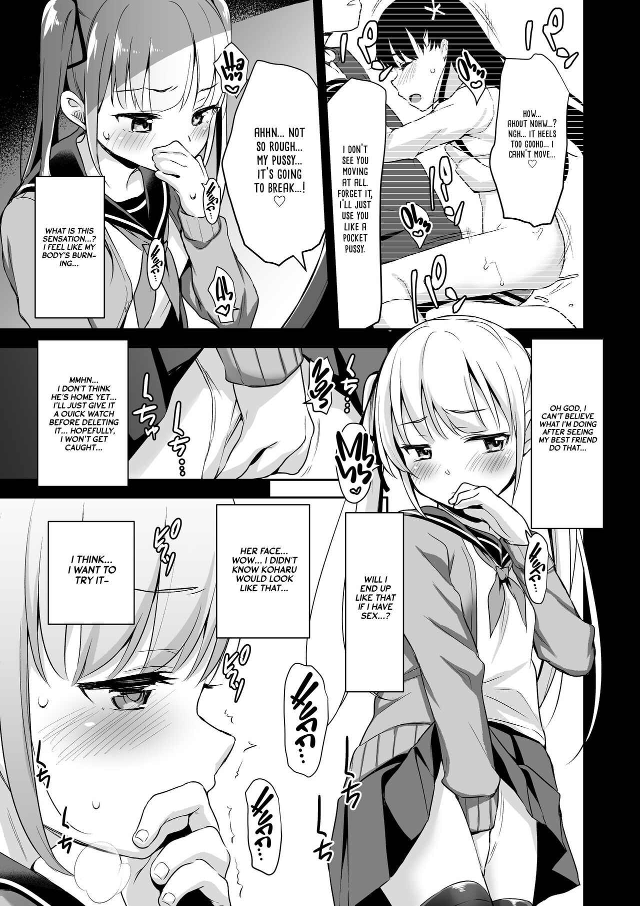 Rachirare Shoujo wa, Manga no Naka de __. Chinatsu Hen page 8 full