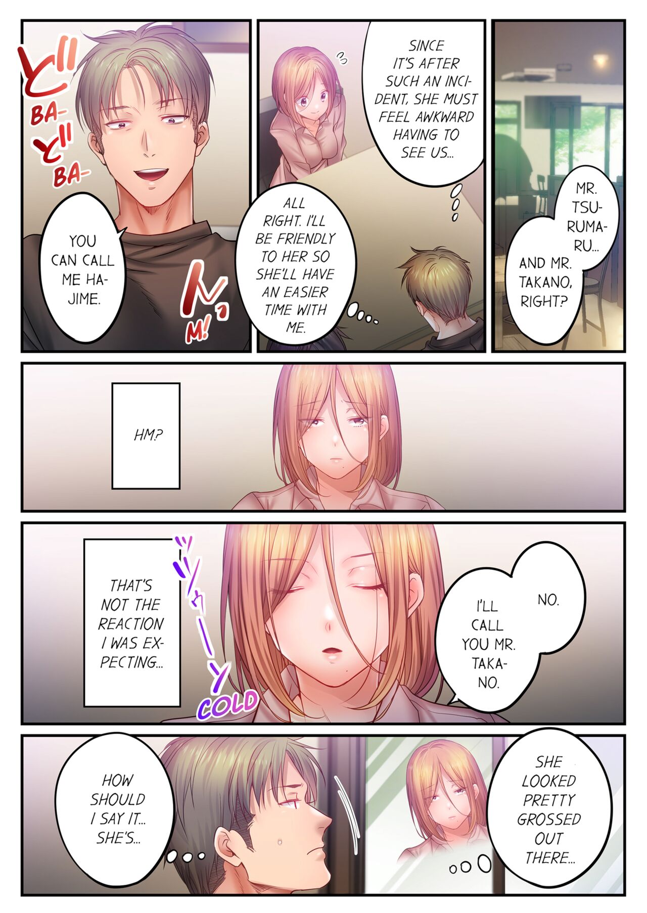 I Can't Resist His Massage! Cheating in Front of My Husband's Eyes Vol. 15 page 4 full