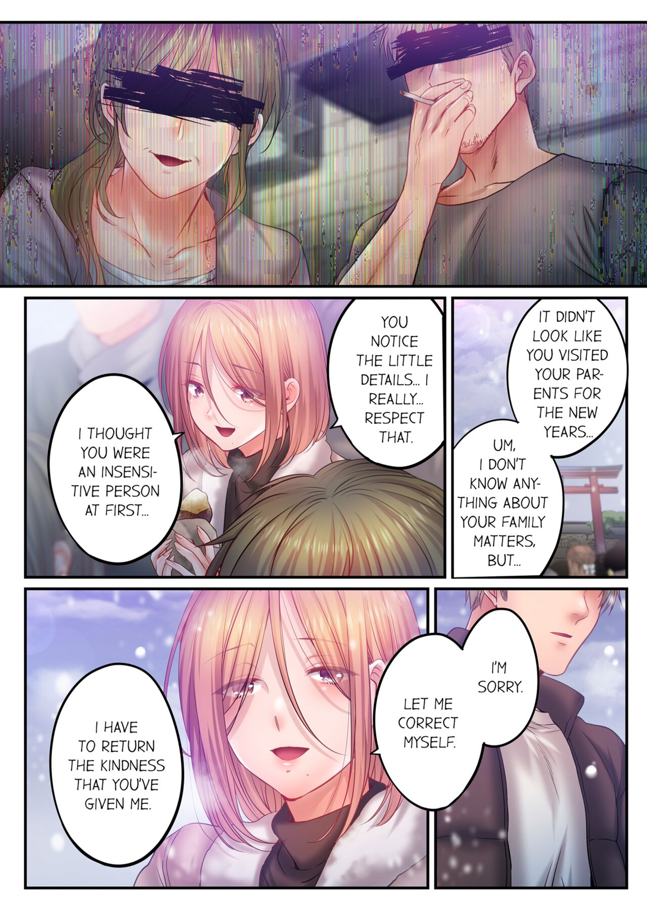 I Can't Resist His Massage! Cheating in Front of My Husband's Eyes Vol. 15 page 9 full
