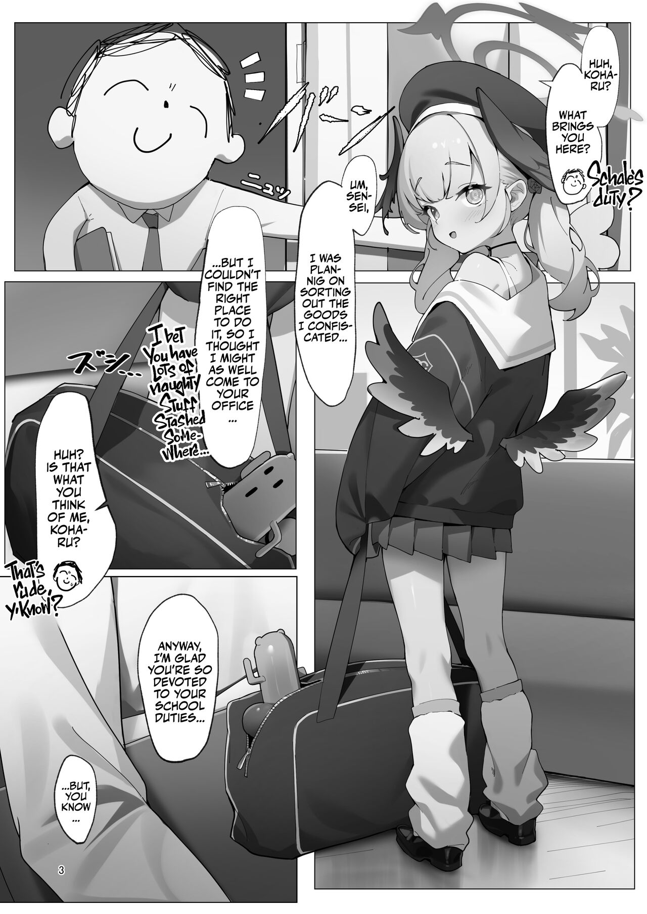 BlueArc no Ecchi na Hon 3 page 4 full