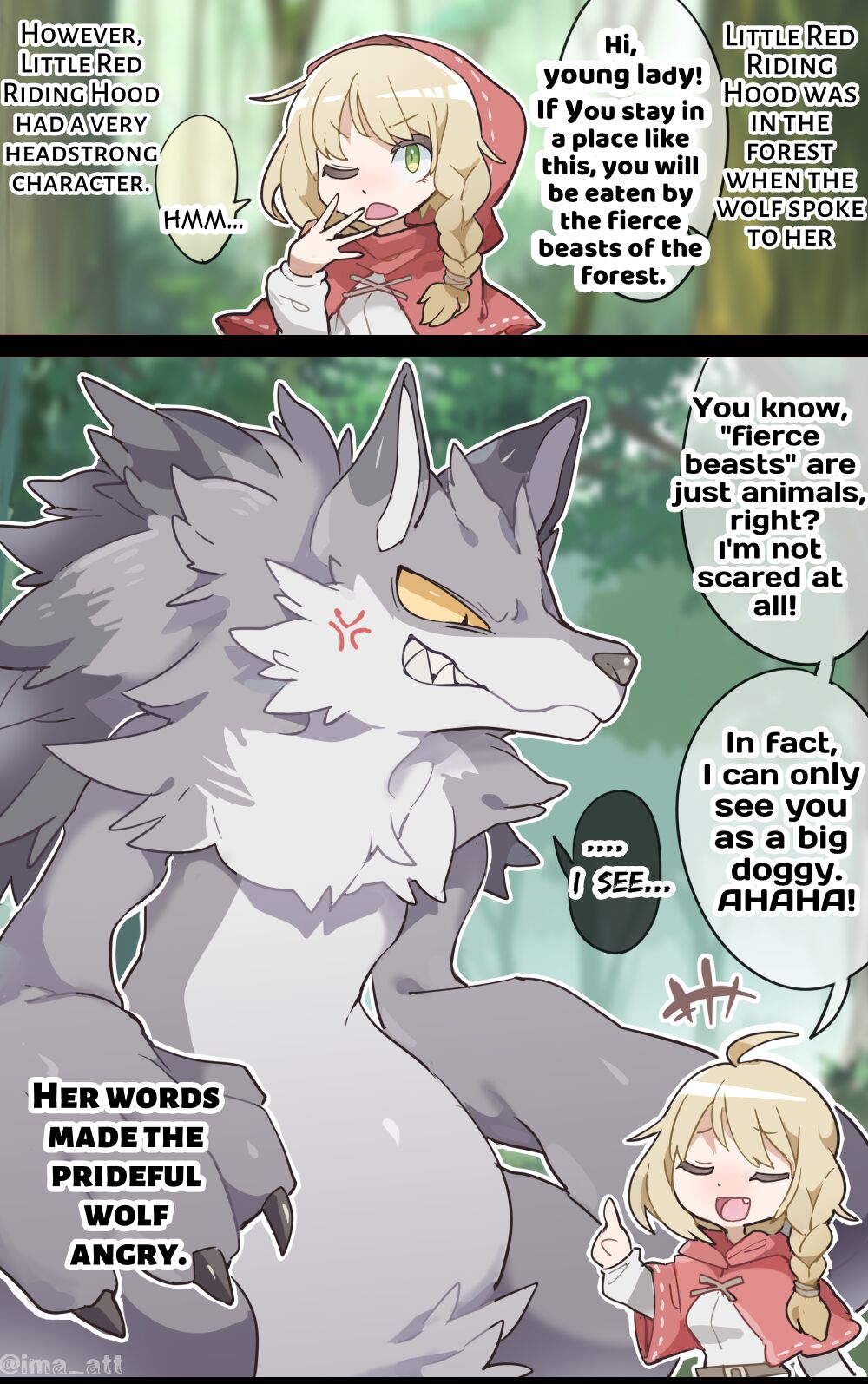 The Wolf VORE Little Red Riding Hood page 1 full