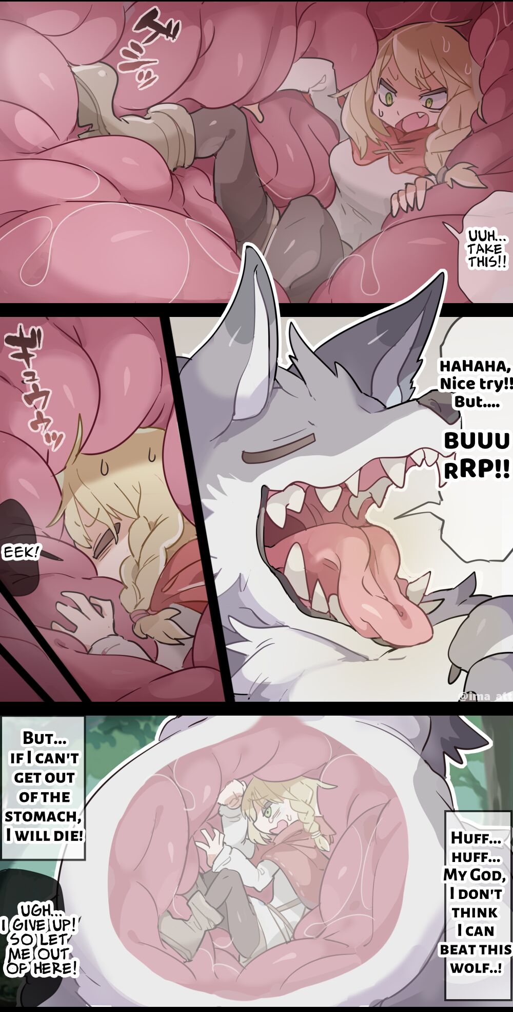 The Wolf VORE Little Red Riding Hood page 5 full