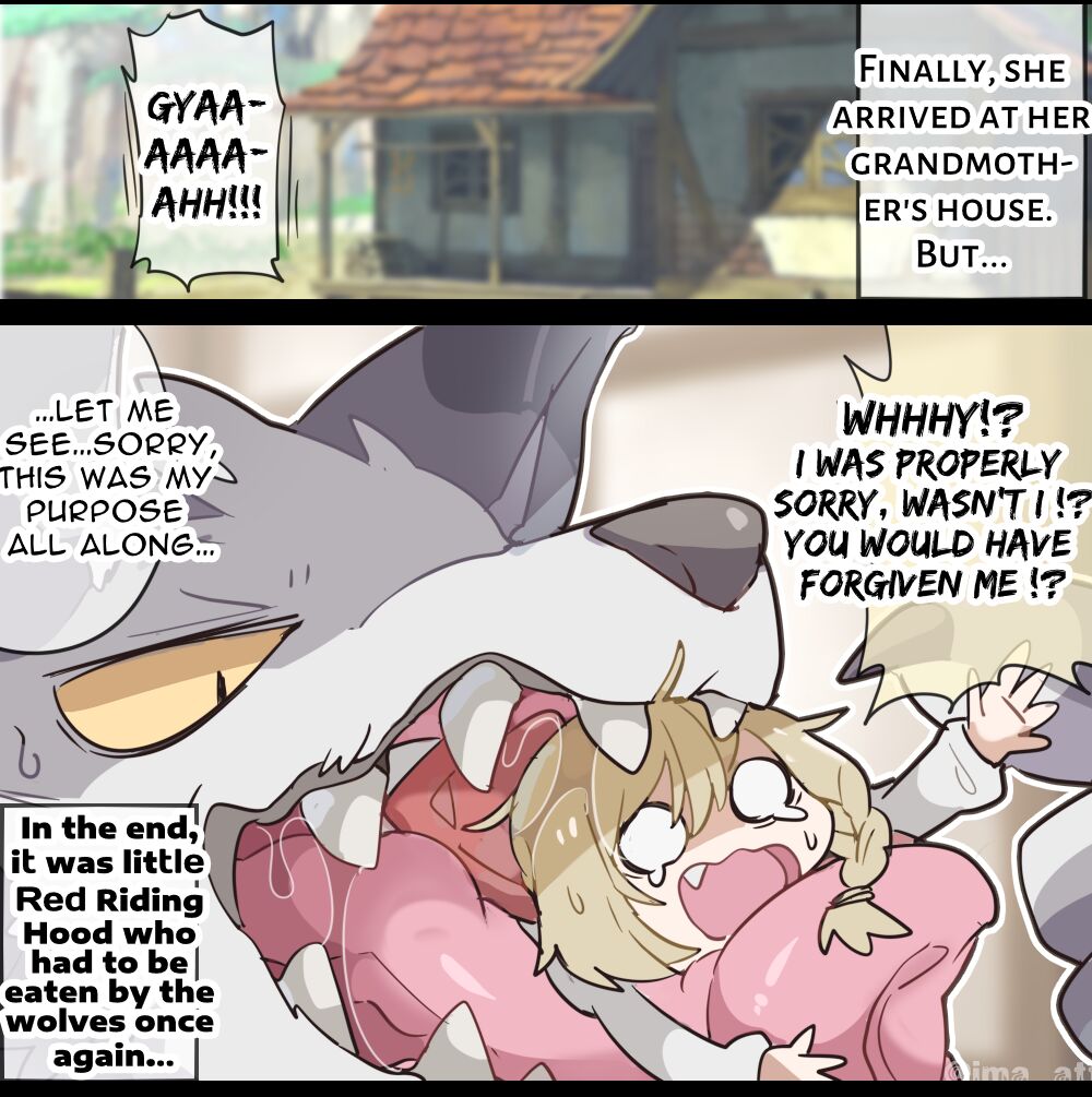The Wolf VORE Little Red Riding Hood page 7 full