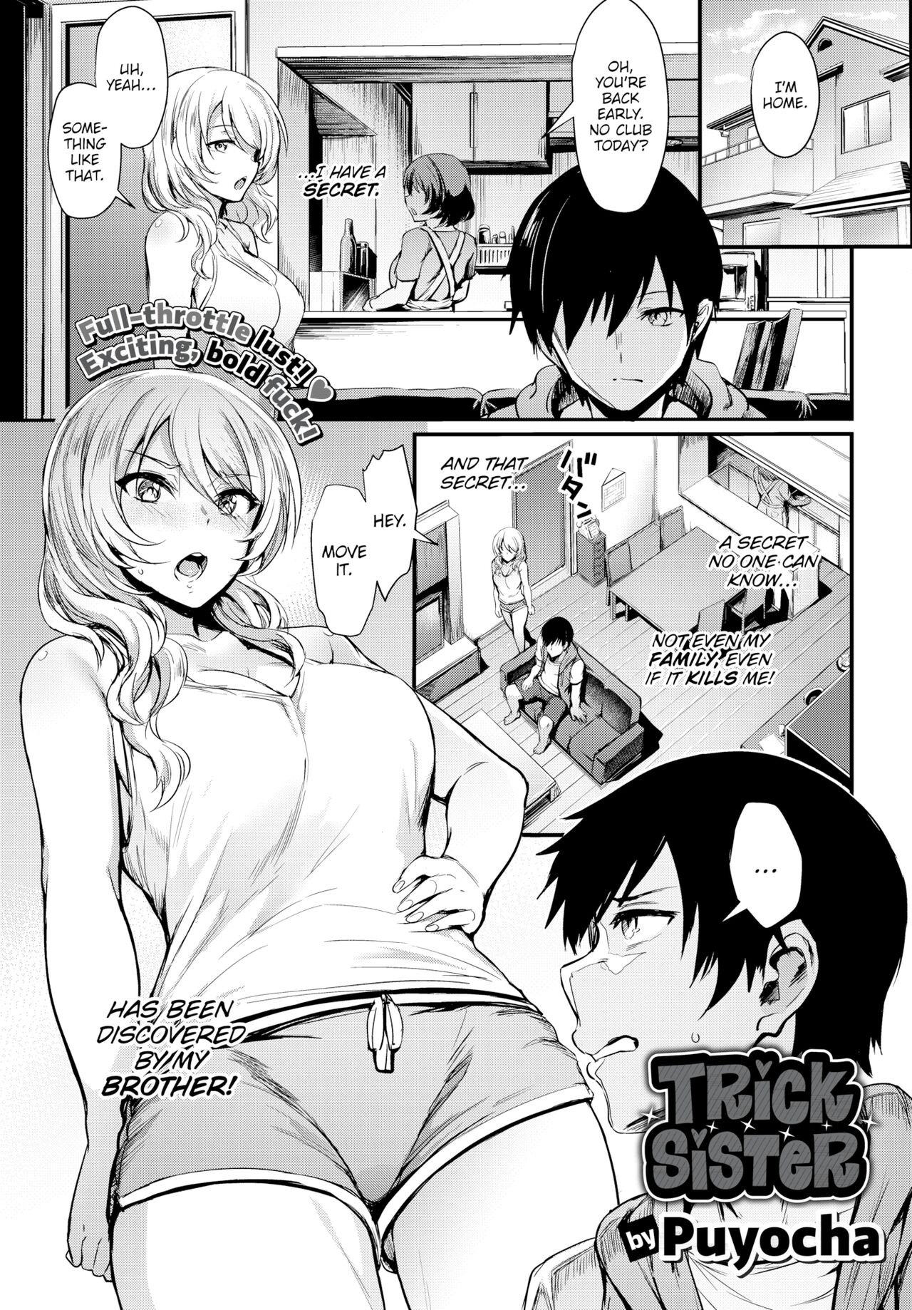 [Puyocha] Trick Sister (COMIC BAVEL 2018-06) [English] [Digital] Hentai - Raw