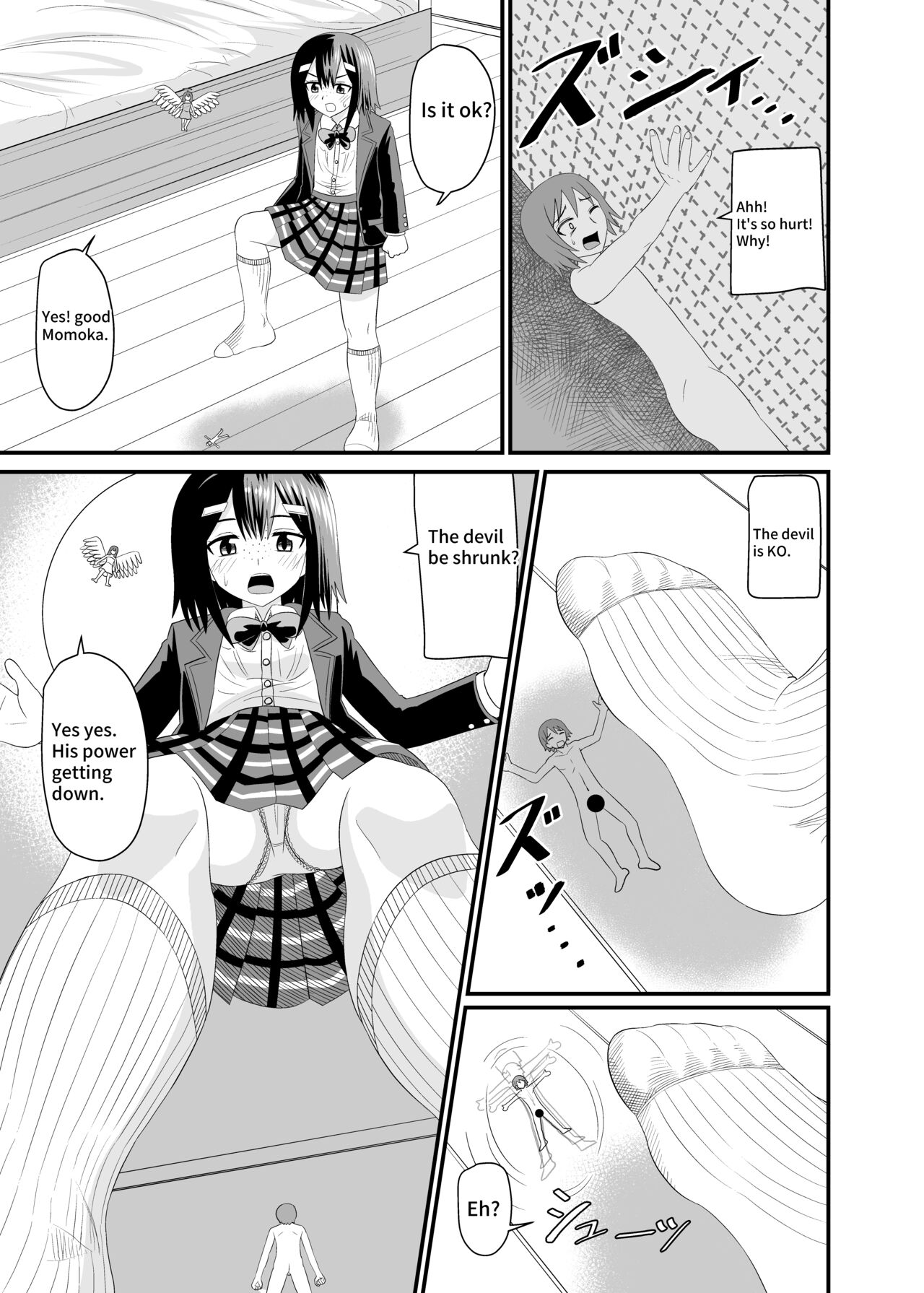 Jimiko ni Fumareru | Be stomped by calm girl. page 8 full