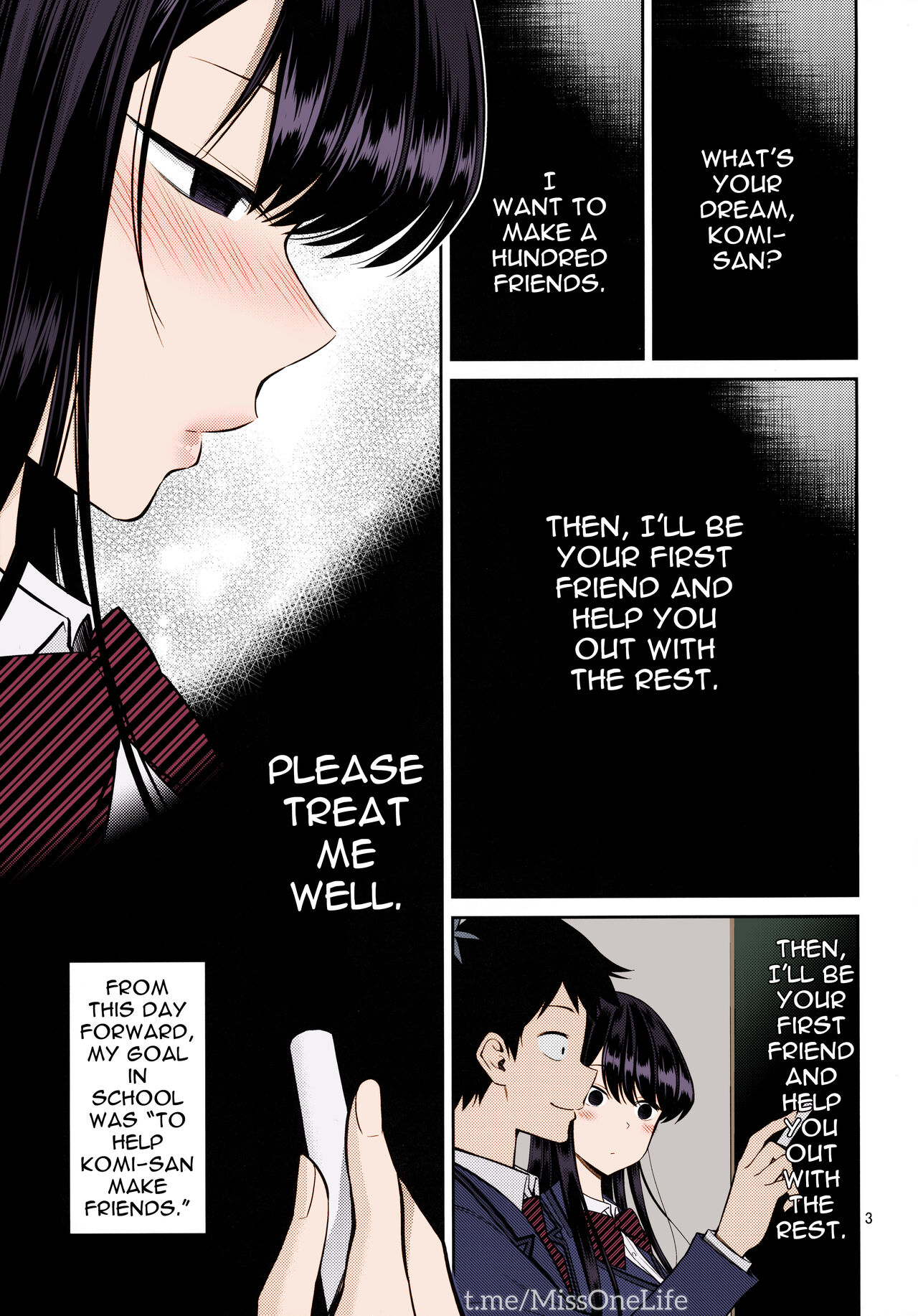 Komi-san wa, Binkan desu. | Komi-san Is Sensitive. page 2 full