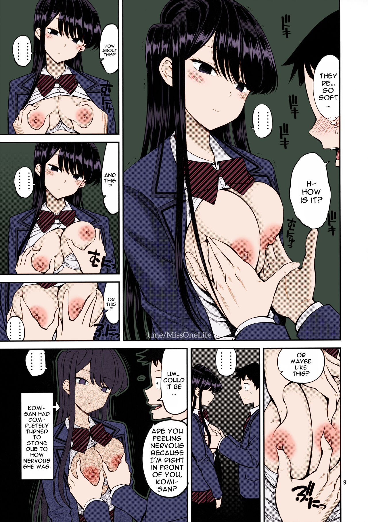 Komi-san wa, Binkan desu. | Komi-san Is Sensitive. page 7 full
