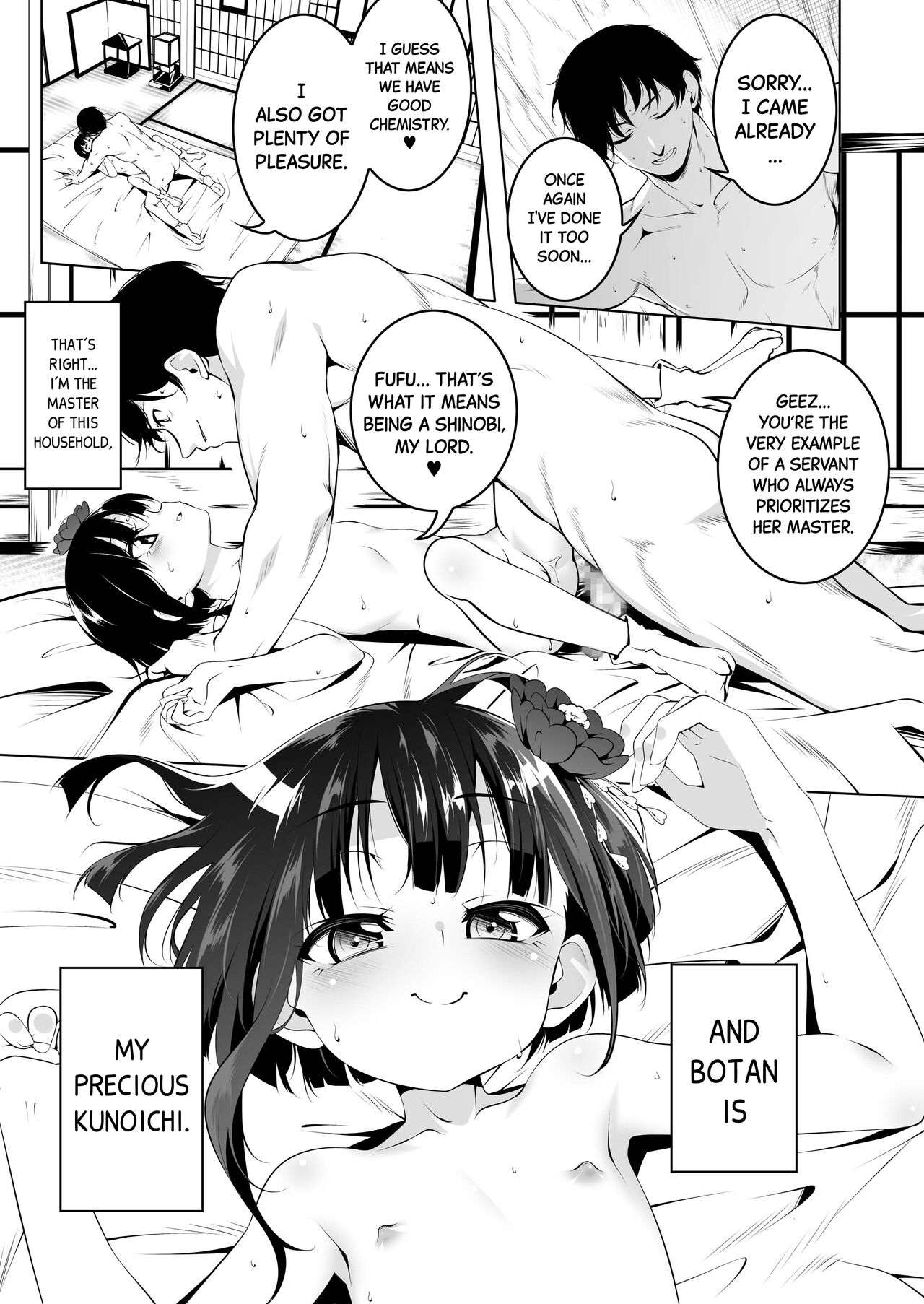 Koushoku no Chuugi Kunoichi Botan | Lustfully Loyal Kunoichi Botan page 4 full