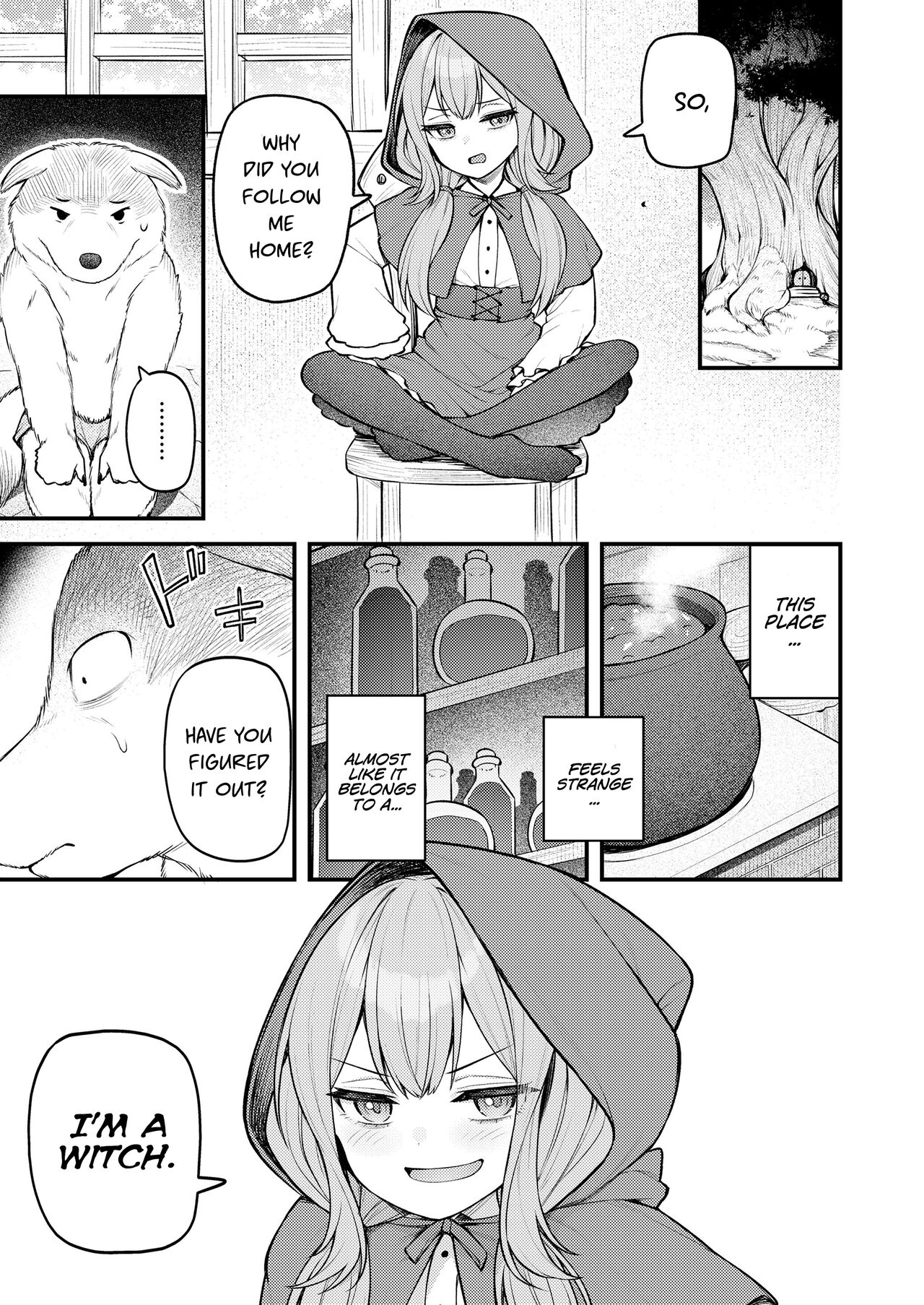 Akazukin to Fujimi no Ookami-san Zenpen | Little Red Riding Hood and the Immortal Wolf Part 1 page 3 full