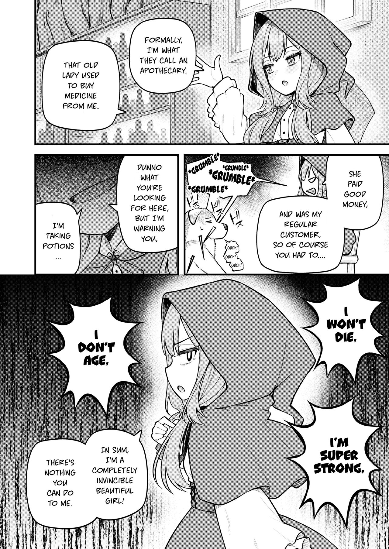 Akazukin to Fujimi no Ookami-san Zenpen | Little Red Riding Hood and the Immortal Wolf Part 1 page 4 full