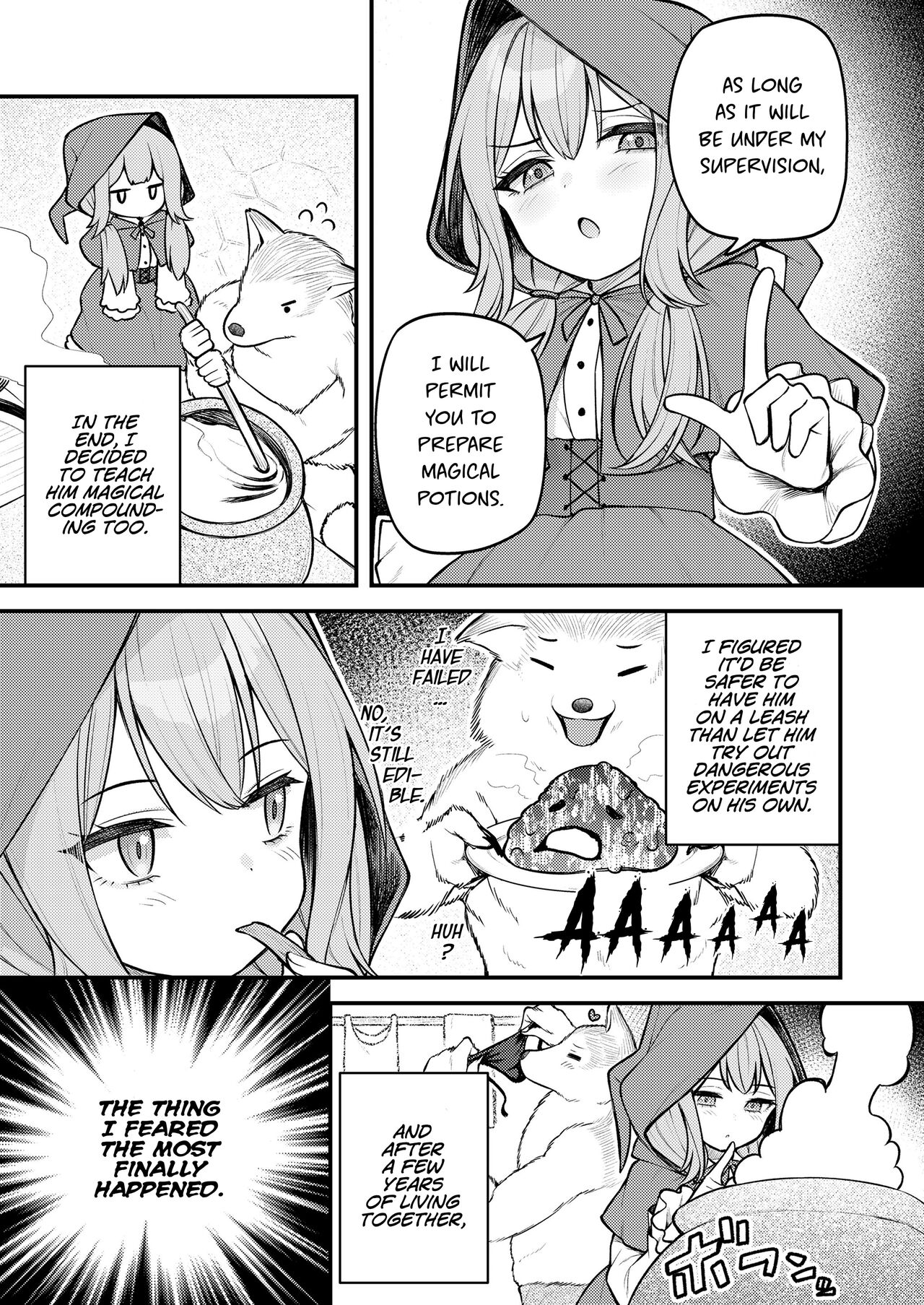 Akazukin to Fujimi no Ookami-san Zenpen | Little Red Riding Hood and the Immortal Wolf Part 1 page 9 full