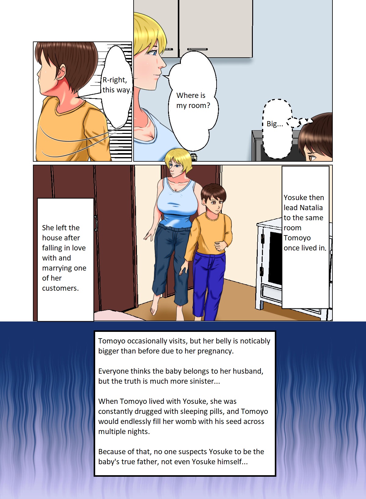 Suimin Kan Ninshin Vol. 2 "Natalia" | Sleep Rape Pregnancy Vol. 2 "Natalia" page 8 full