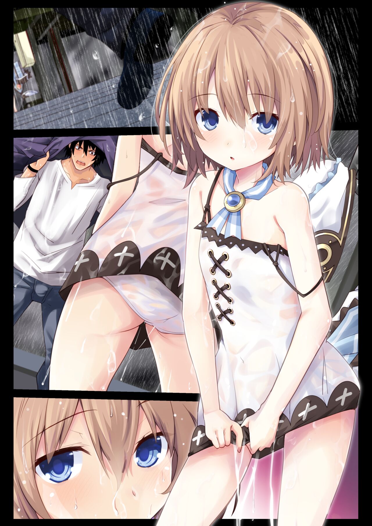 Short Manga Blanc Hen page 7 full