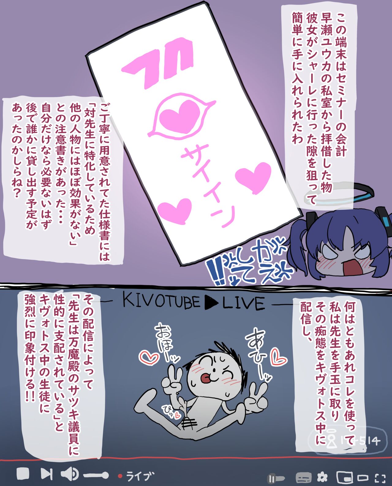 Sensei o Saiin de Rouraku Shite Kenryokusha to Shite no Chii o Kakkotaru Mono ni Shiyou to Shite Rouraku Sareru Banmaden no Satsuki page 2 full