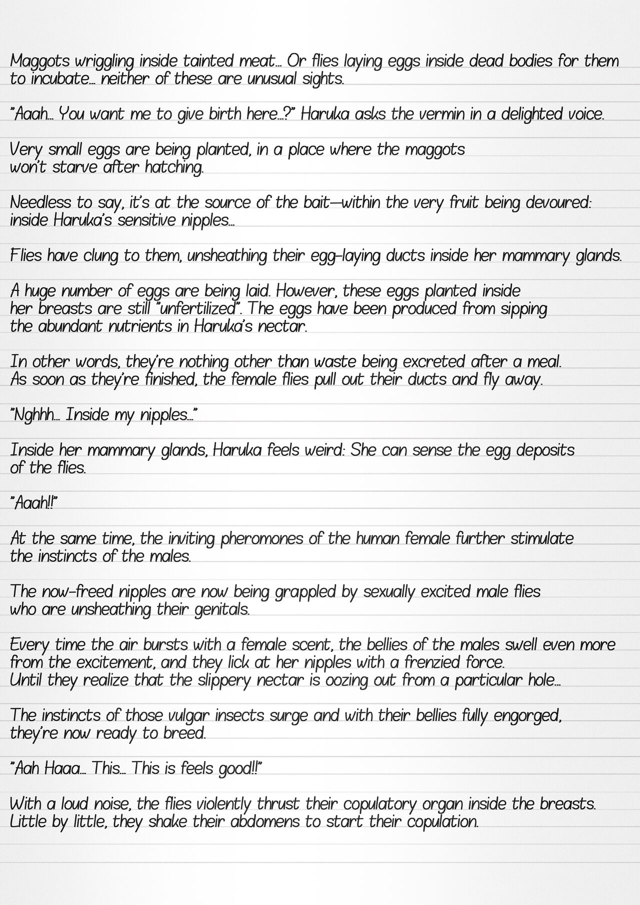 Misuke's Short Stories 4 - Haruka & Vermin page 7 full