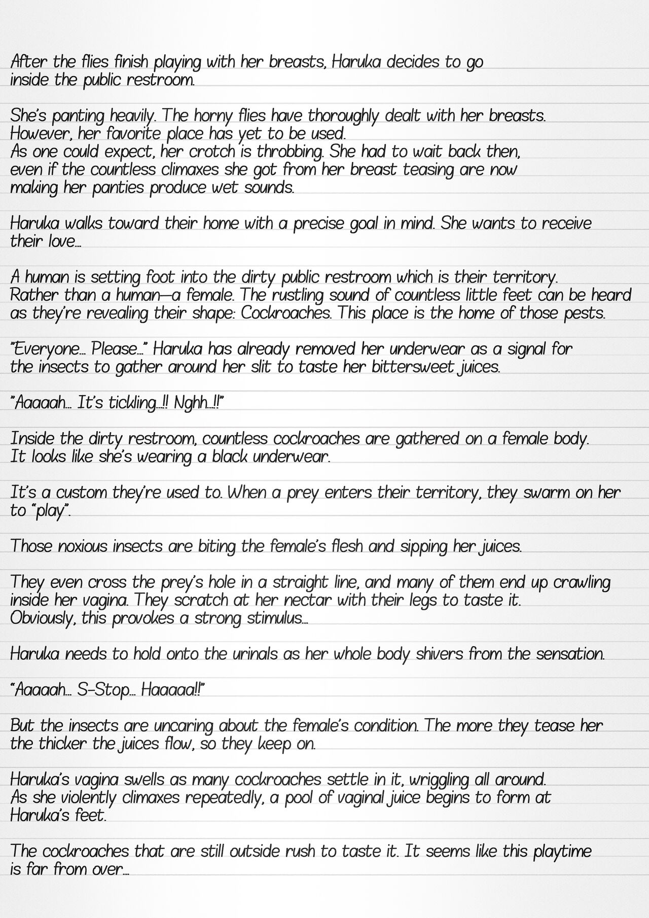 Misuke's Short Stories 4 - Haruka & Vermin page 9 full