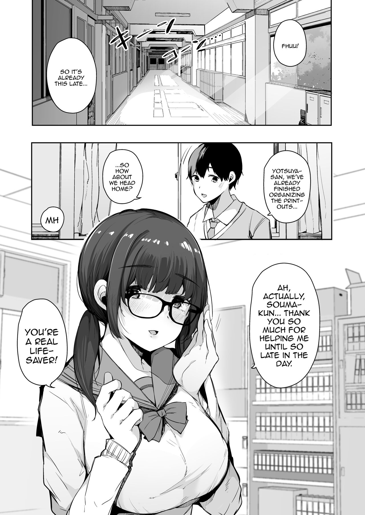 Seiyoku Tsuyome no Kareshi Mochi Iinchou ga Otosareru made./ Until The Boyfriend-Having Class President With A Strong Sexual Appetite Falls page 2 full