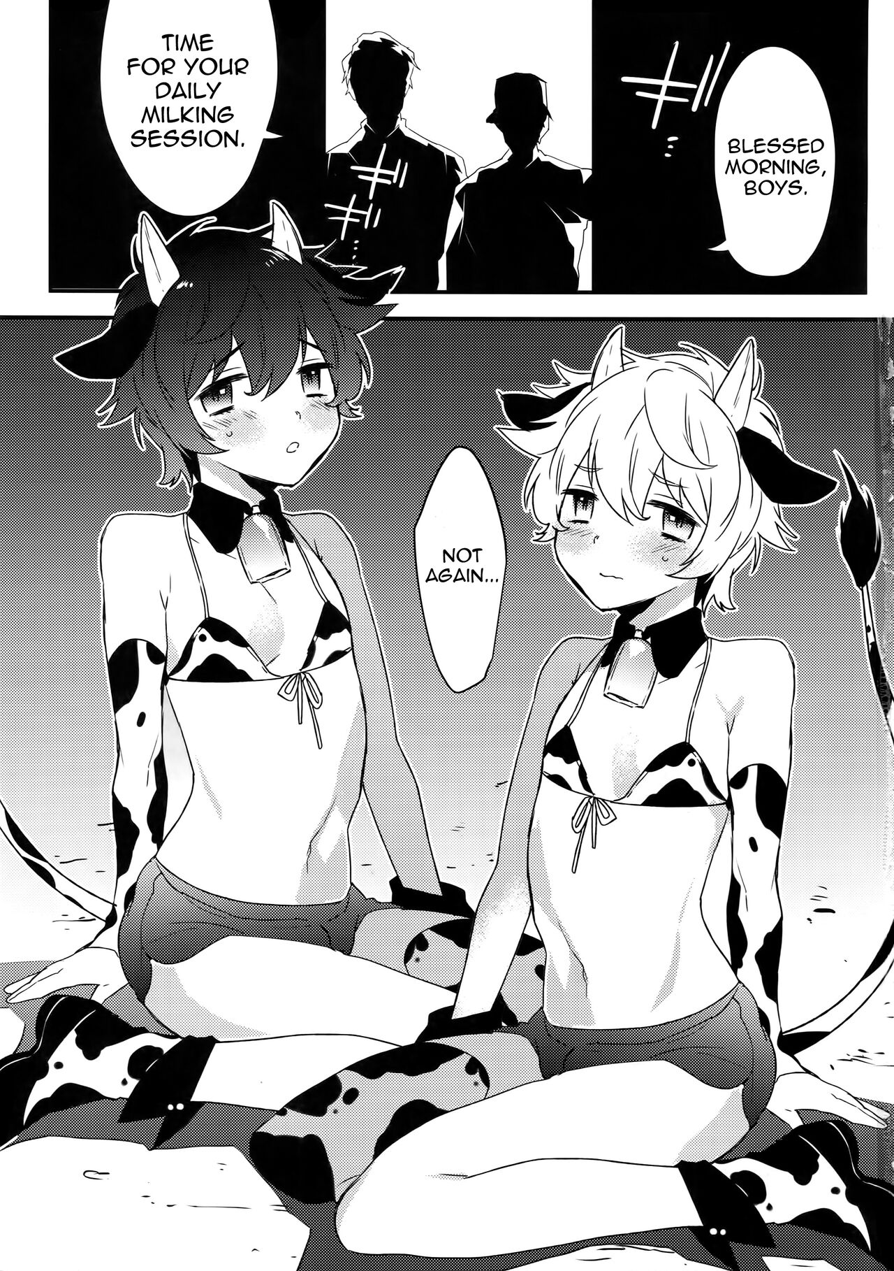 Futago Koushi no Meru to Ruru | Milking Twin Calves: Meru & Ruru page 2 full