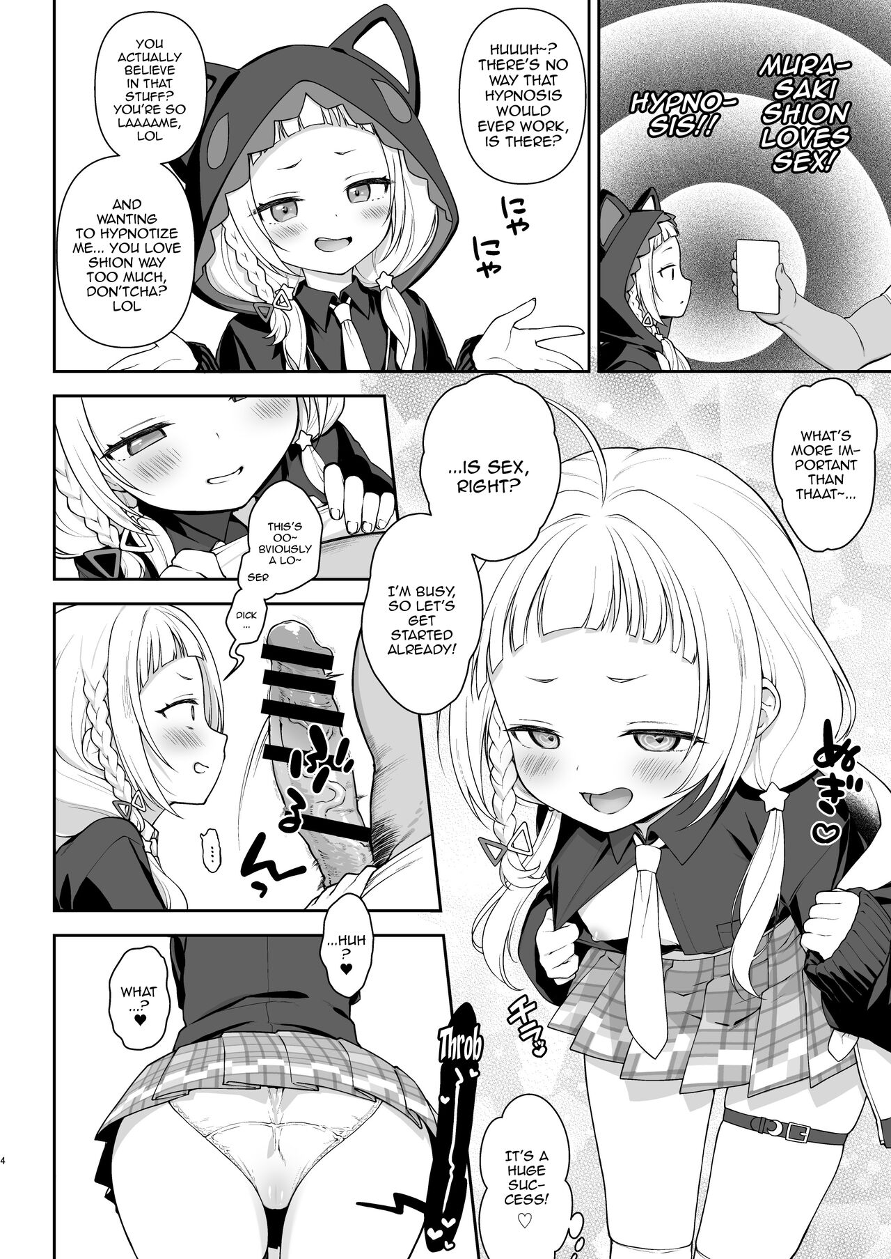 Saimin Sex de Shion-chan o Gaki Onaho ni Suru Hon  /  Making Shion Into My Onahole Using Hypnosis page 4 full