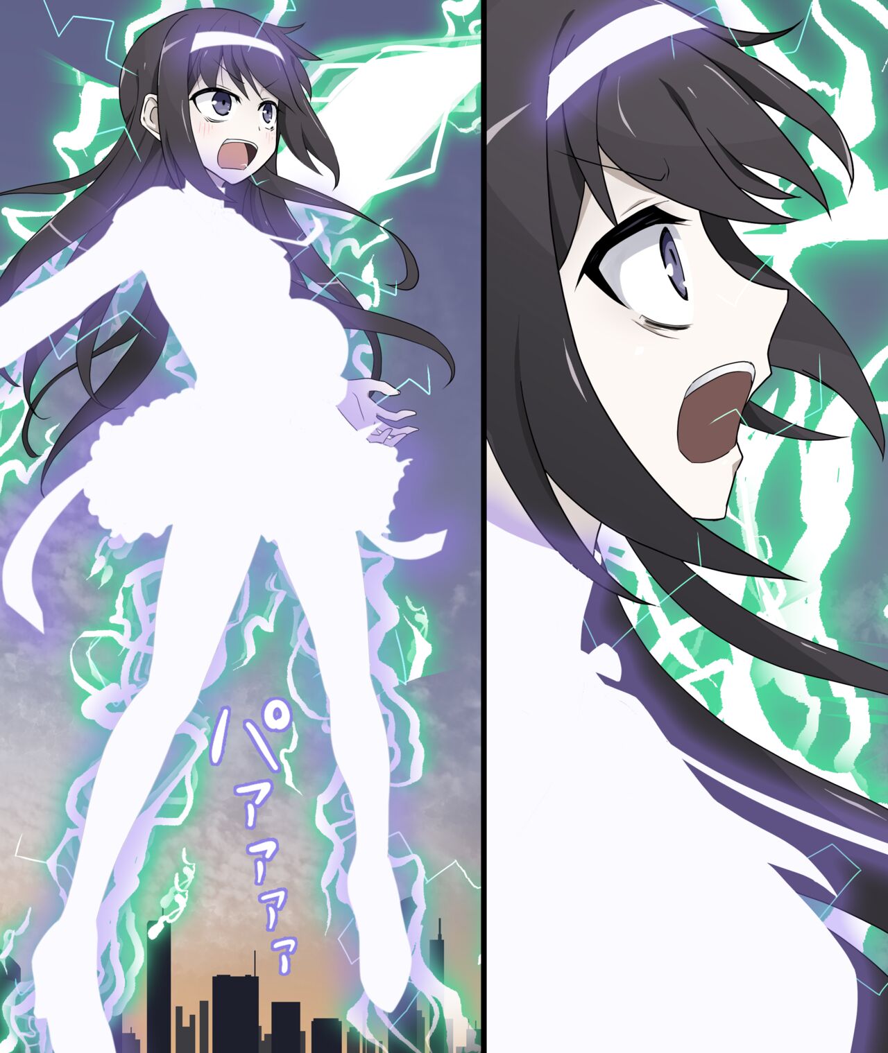 Homu Homu forced to untransform by electric shock + Textless + Bonus page 2 full