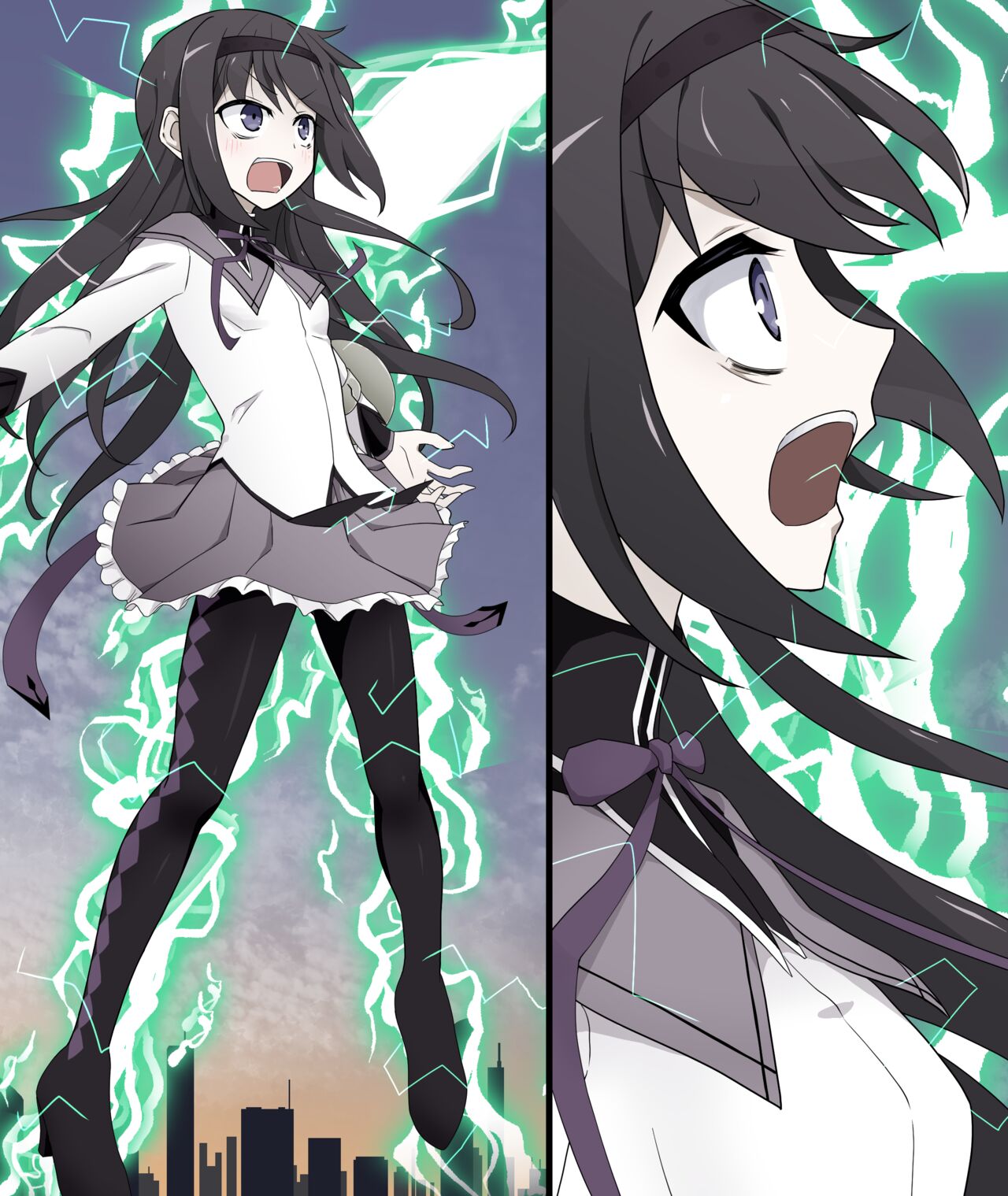 Homu Homu forced to untransform by electric shock + Textless + Bonus page 9 full