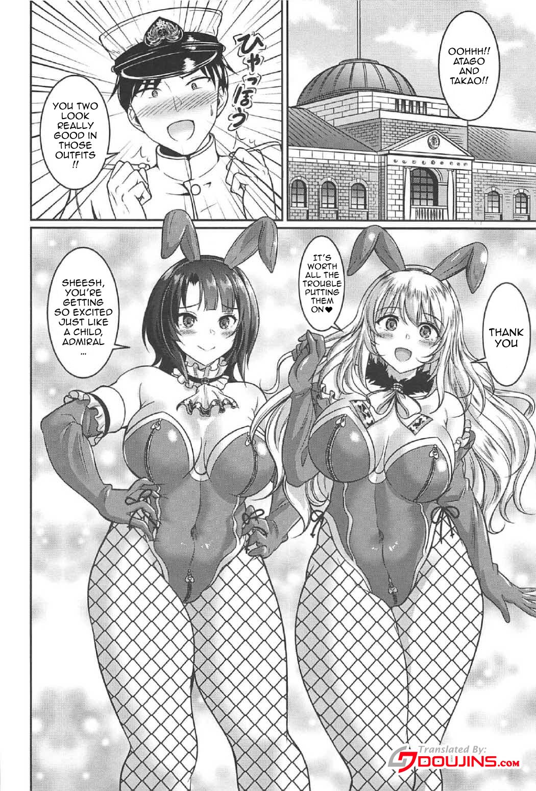 Atago to Takao wa Dosukebe Usagi page 2 full