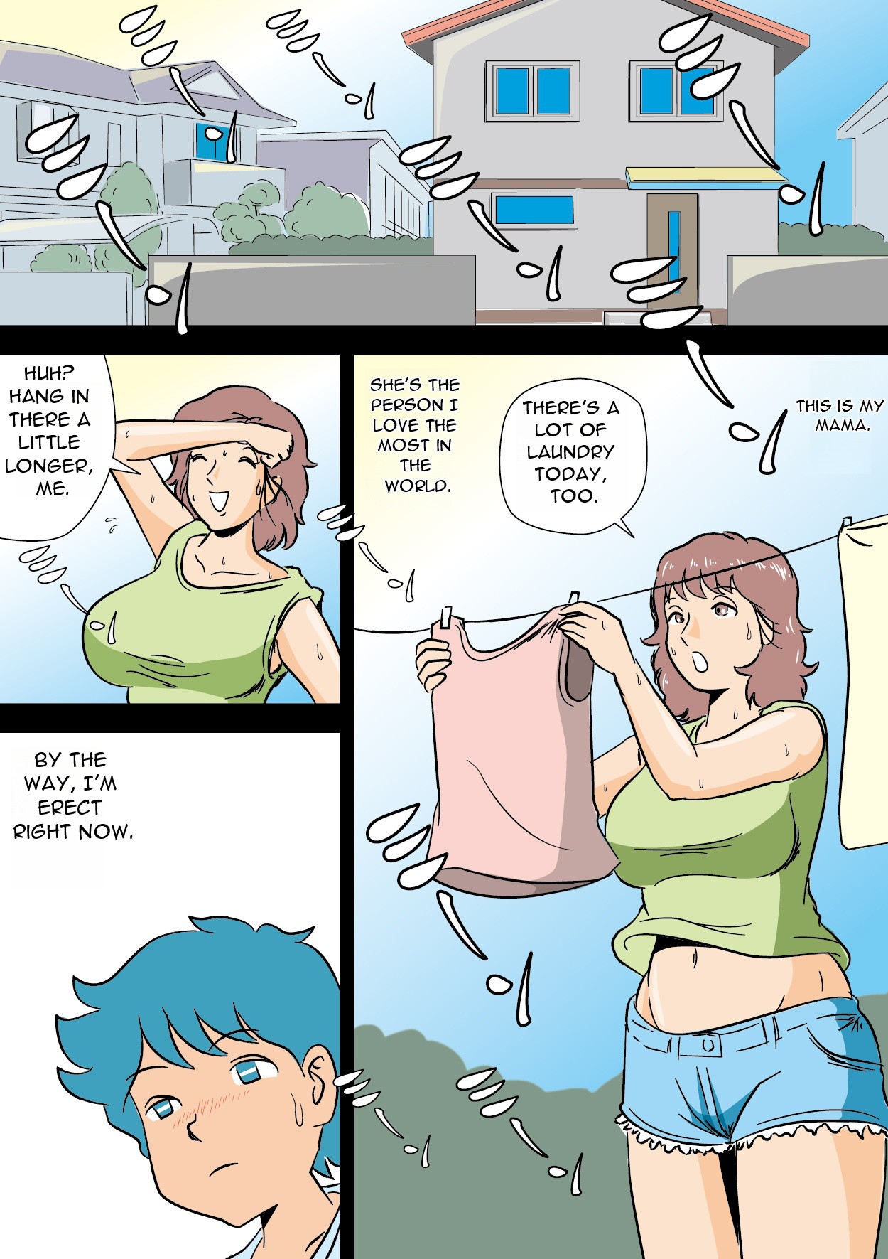 Bokki ga Osamaranai Boku de Asobu Mama - Mama plays with me because I can't control my erection page 3 full