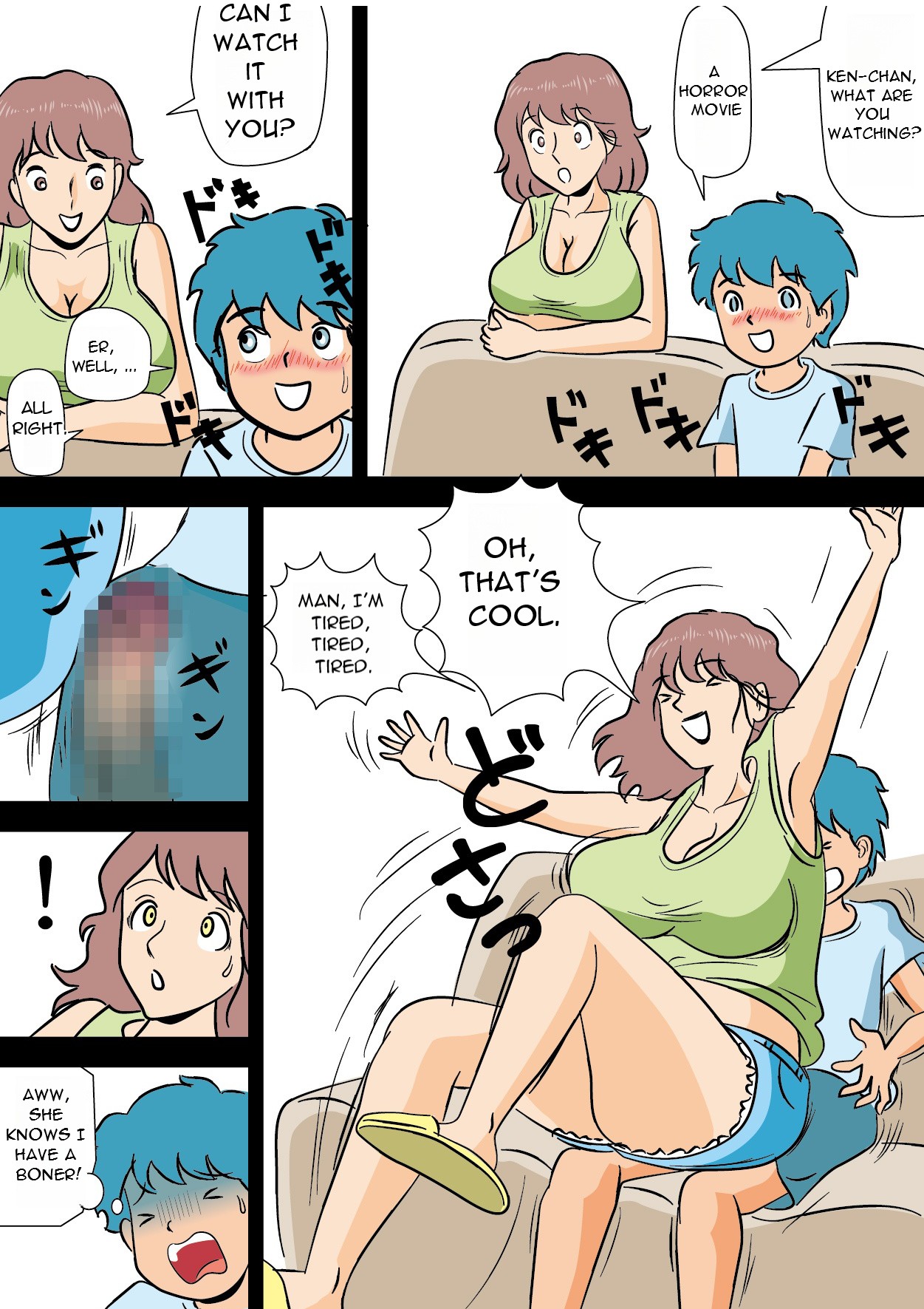 Bokki ga Osamaranai Boku de Asobu Mama - Mama plays with me because I can't control my erection page 6 full