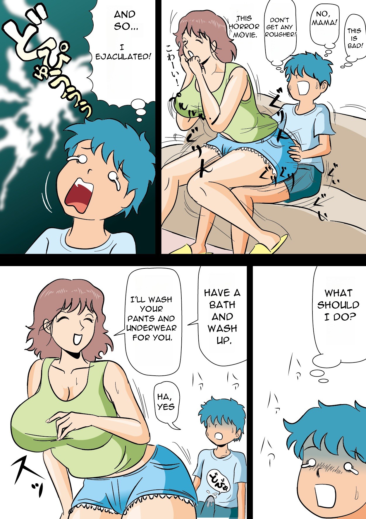 Bokki ga Osamaranai Boku de Asobu Mama - Mama plays with me because I can't control my erection page 8 full