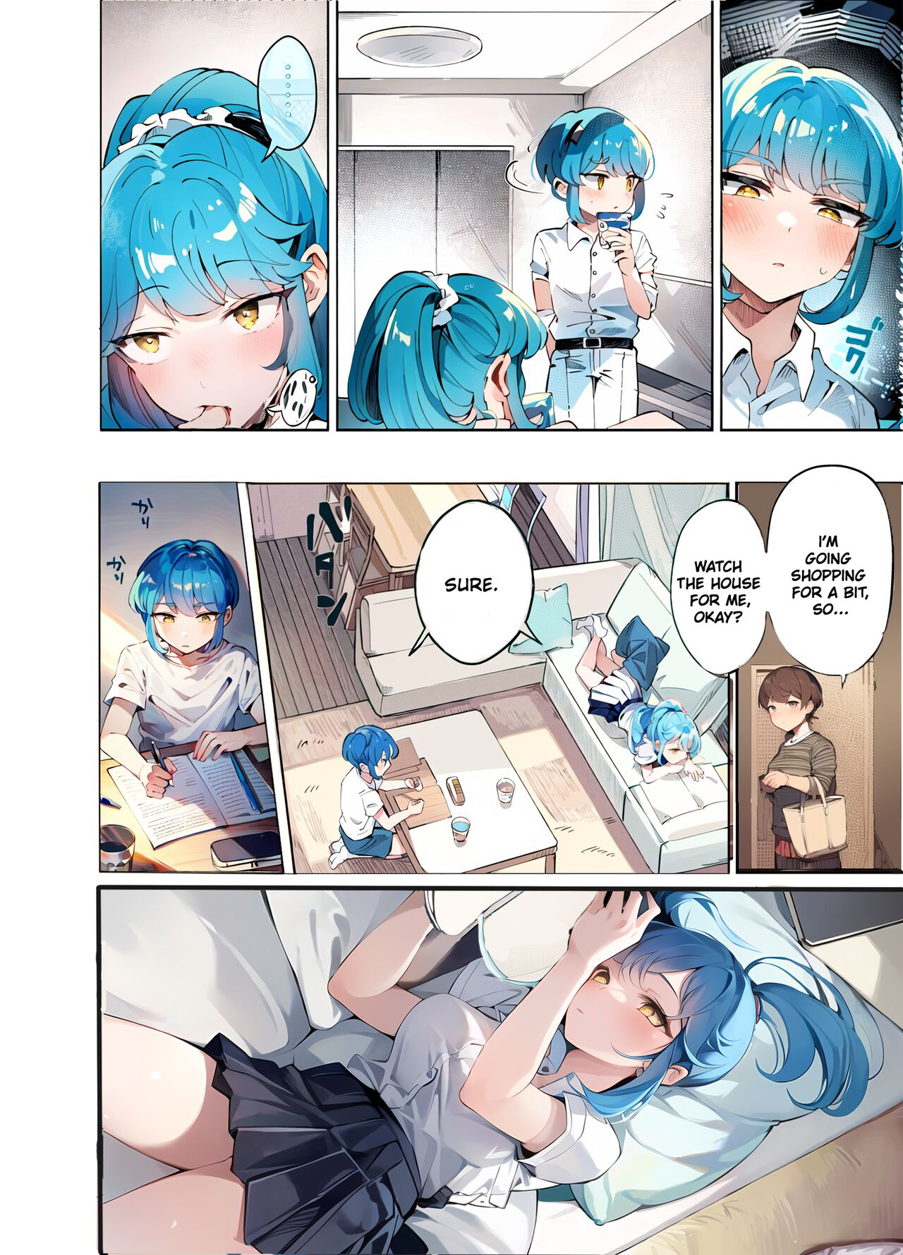 Uchi no Aneki wa Kyokon desu | My Well-Hung Older Sister page 7 full