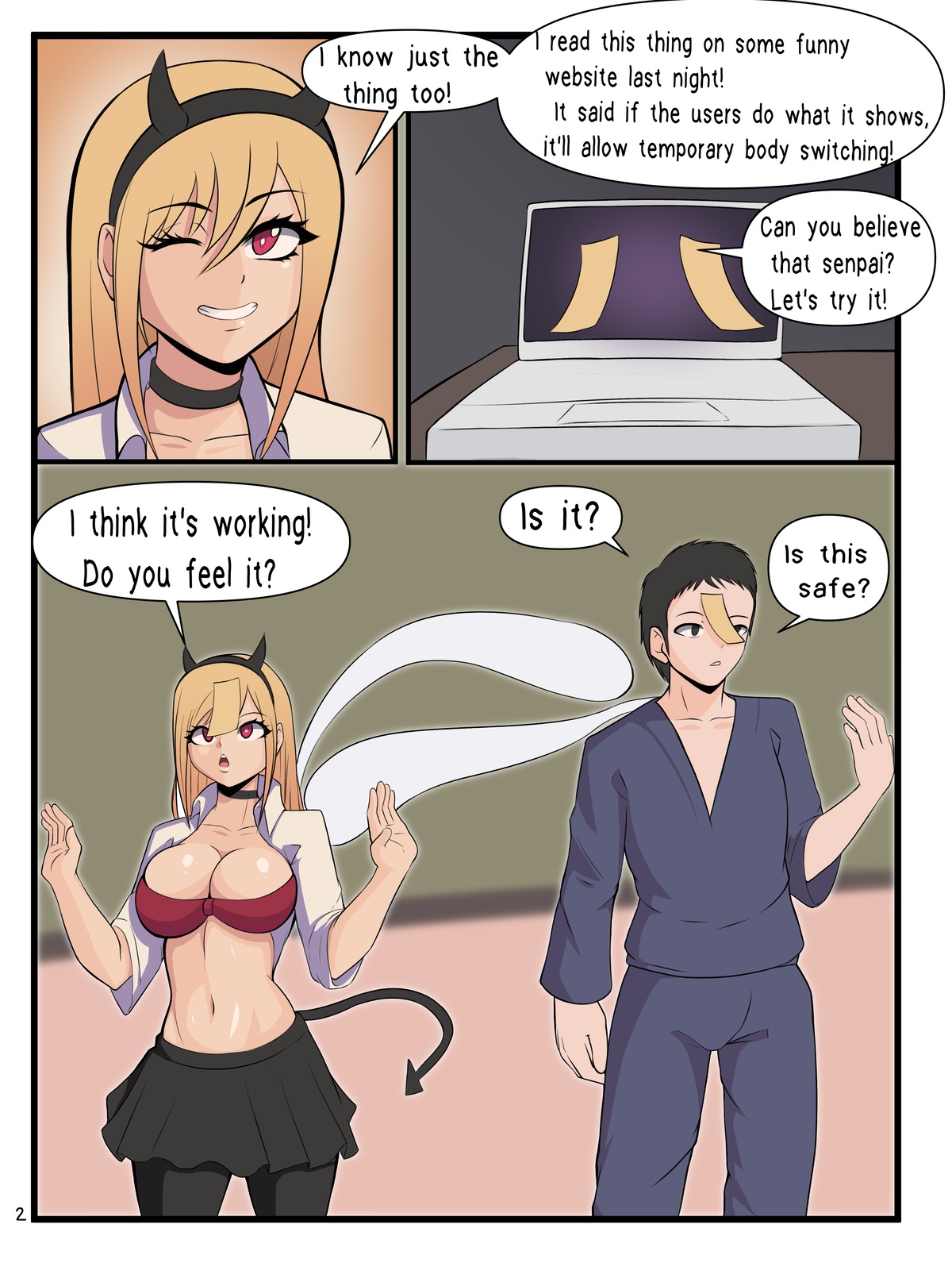 Katsunei: Dressed to Impress 👗! page 3 full