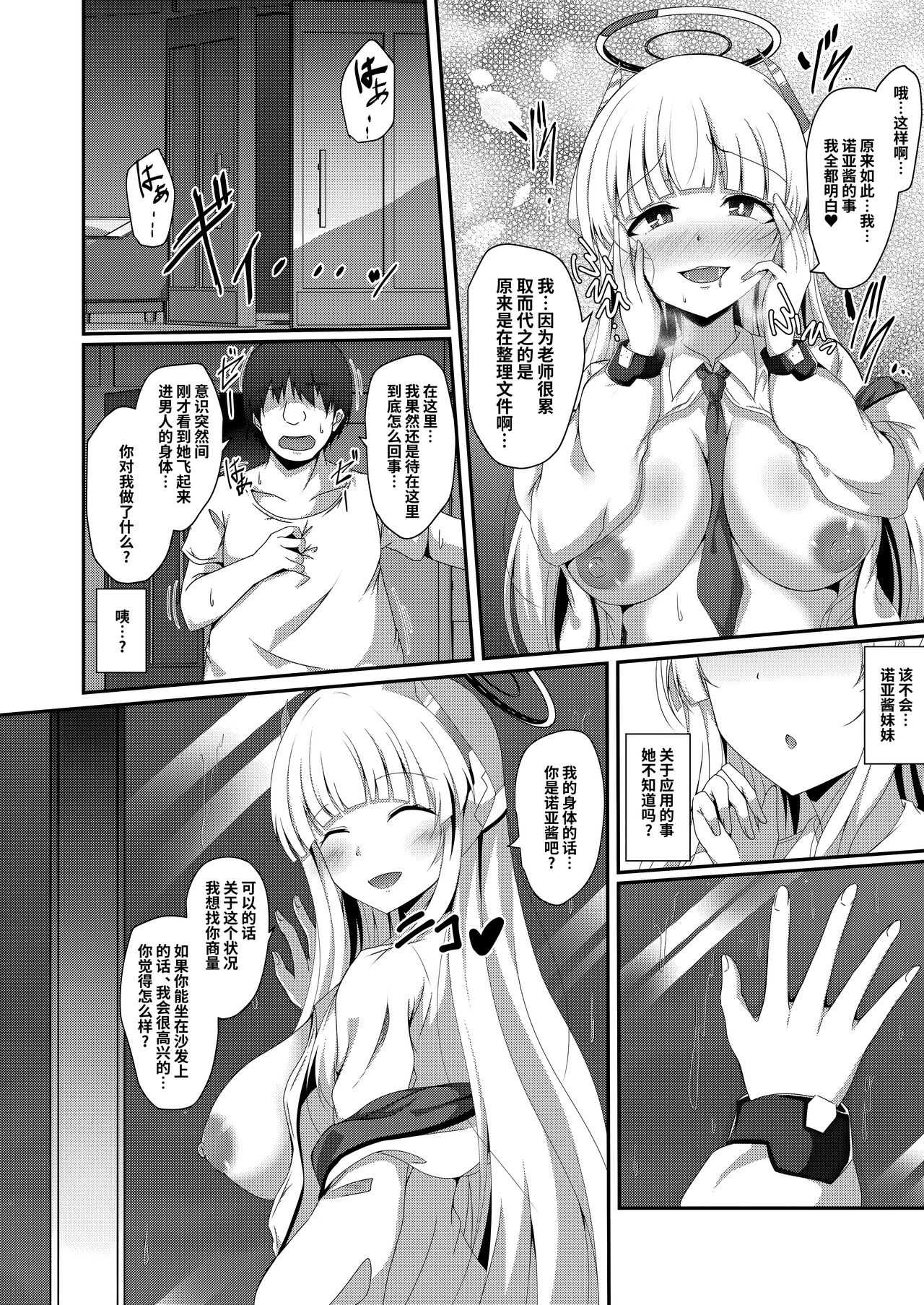 Noa-chan, Chotto Okarada Itadakimasu! | 诺亚酱、我能摸下你的身体吗~ page 9 full