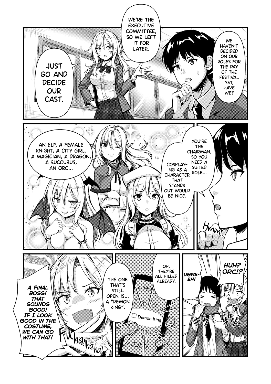 Iinchou wa Daimaou Heroine!? | The Chairman is the Demon King Heroine!? page 2 full