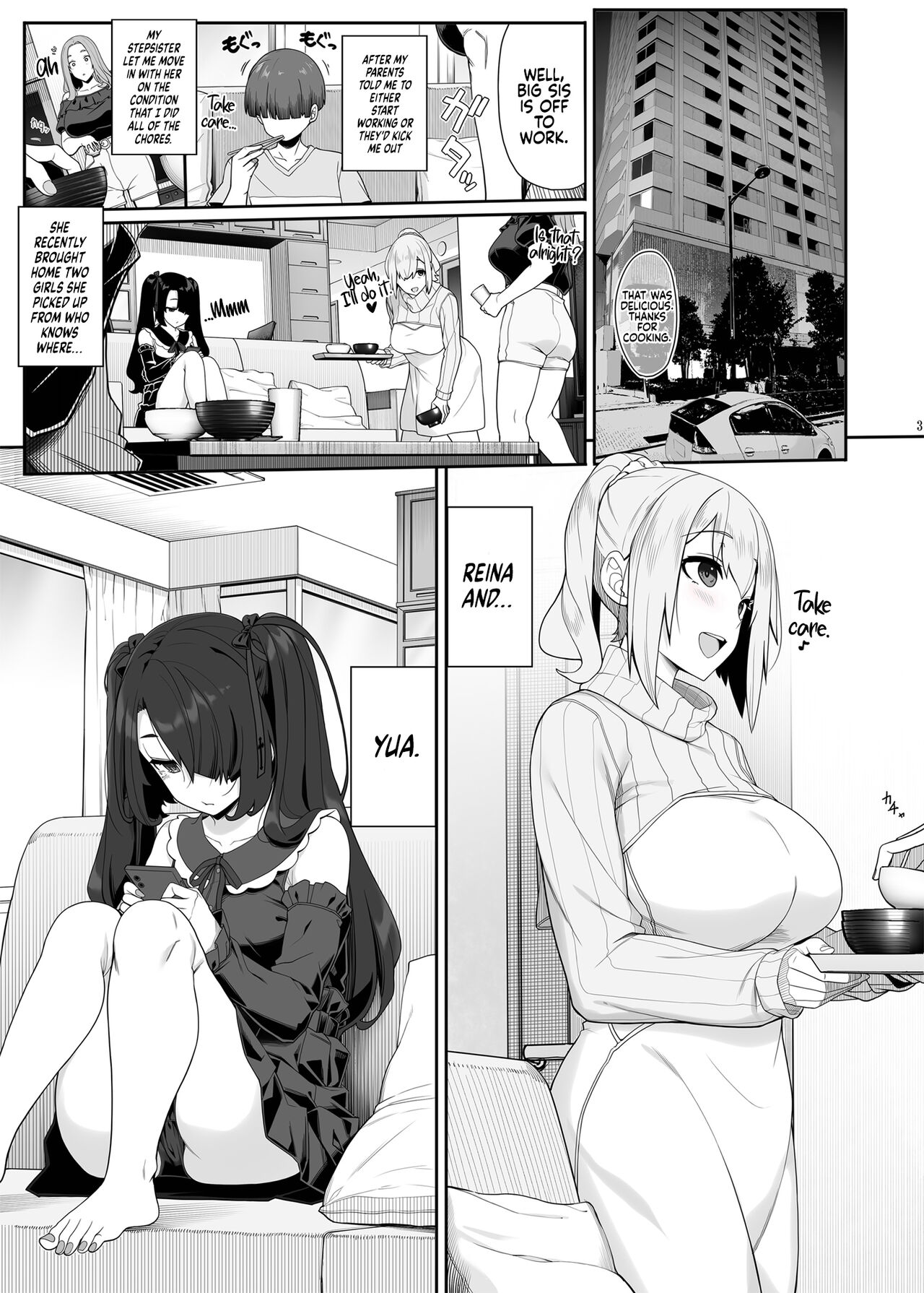 Wake Ari Josei wa Yoru no Ecchi de Shirokuro Tsuketai | Girls with Baggage Plan to Settle the Score via Sex Tonight page 3 full